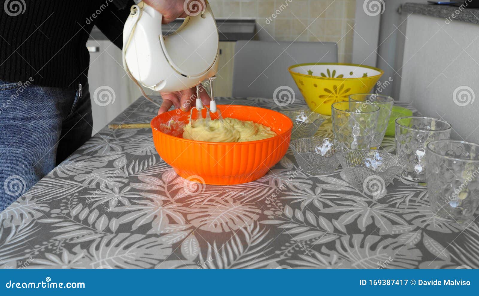 Preparation of a Beaten Cake Stock Image Image of beaten, cook 169387417