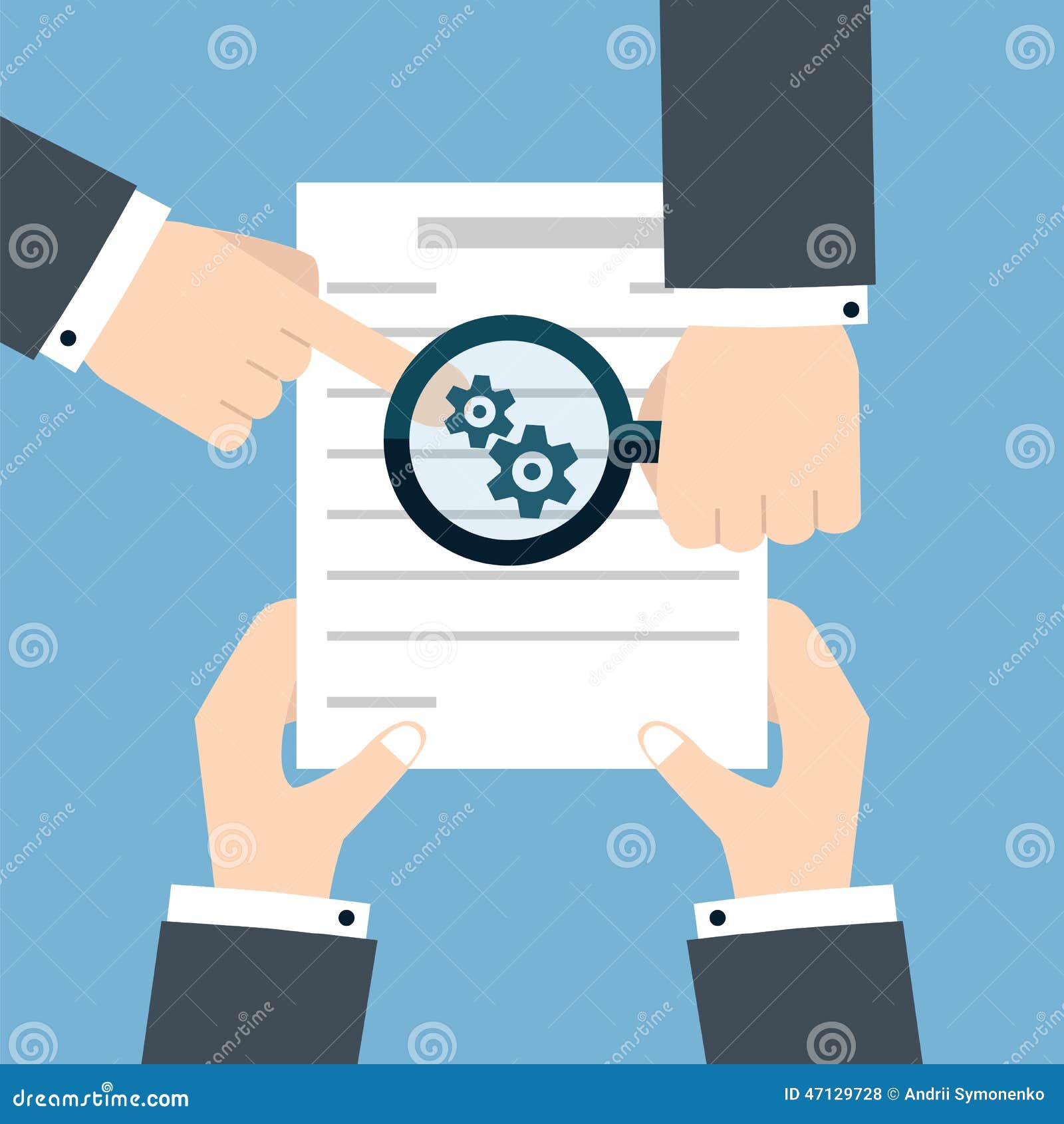 preparation business contract icon.