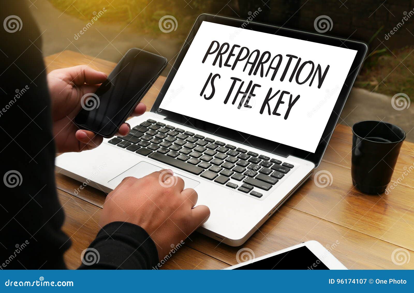 preparation is the key plan be prepared concept just prepare to