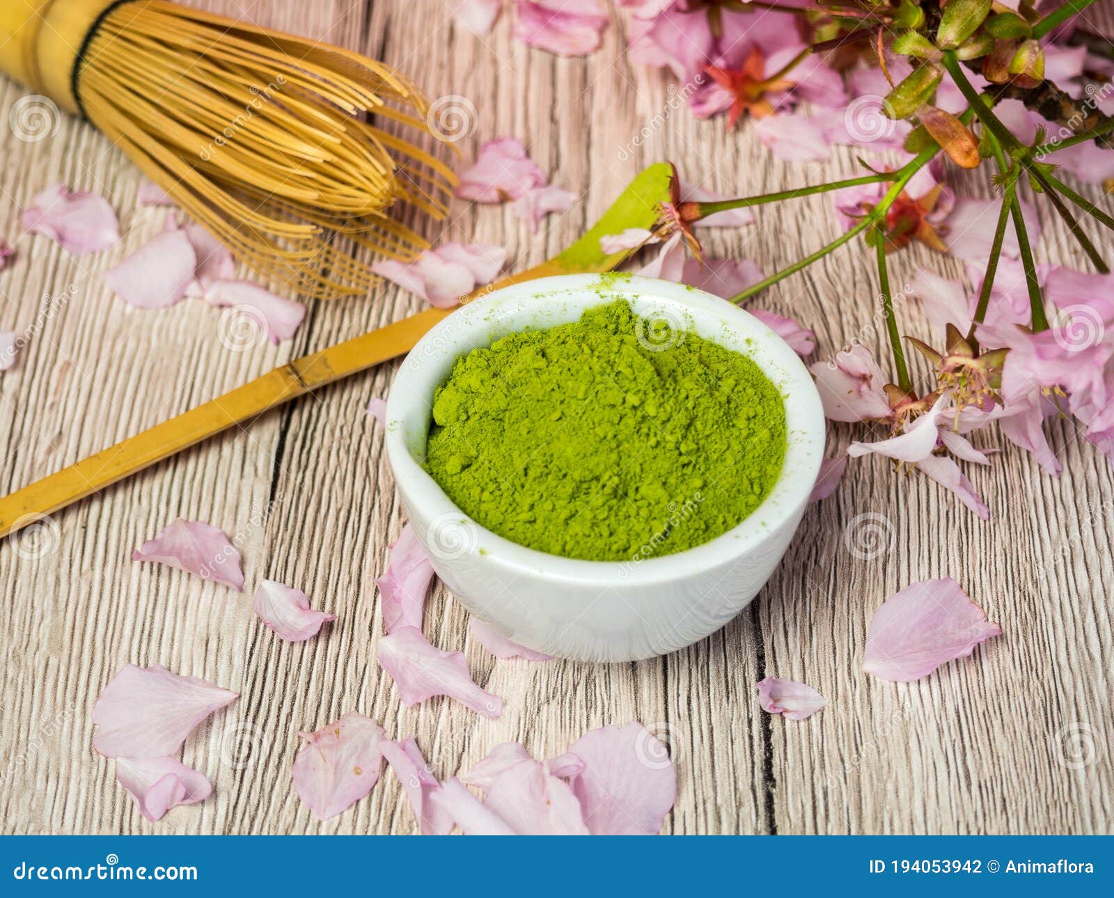 Preparation of Matcha Tea Image Stock Photo Image of background