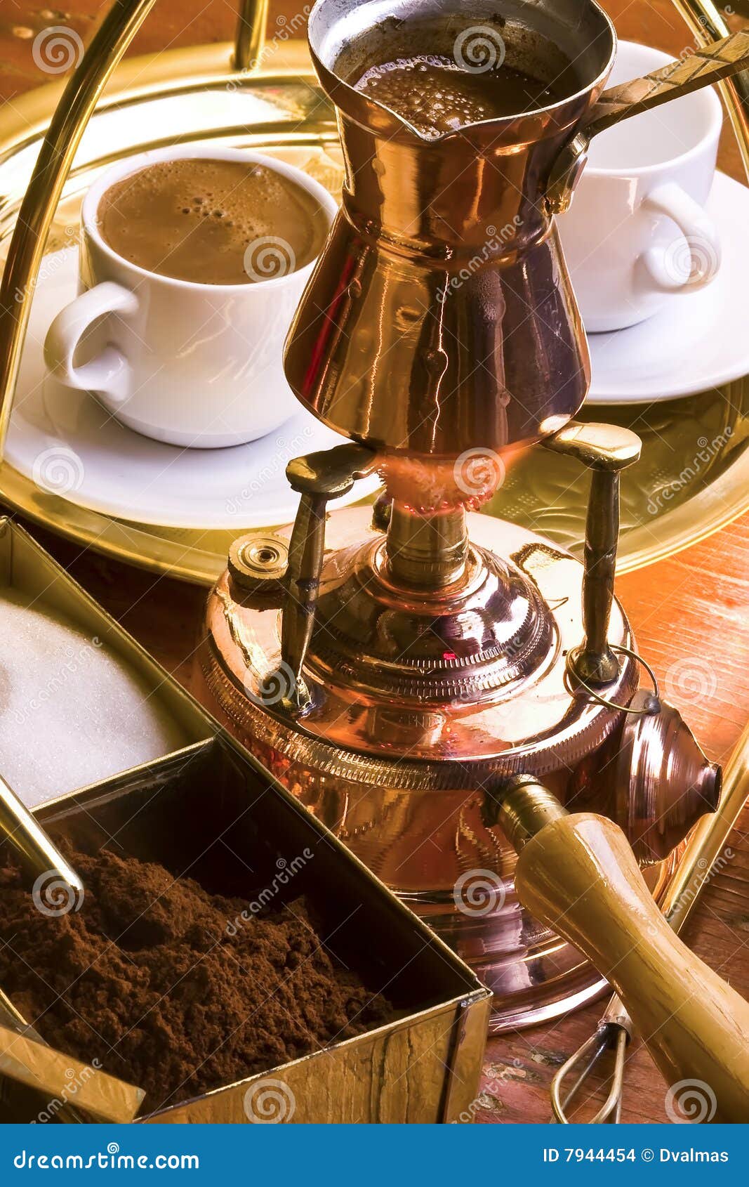 Preparation Of Turkish Coffee. Stock Images Image 7944454