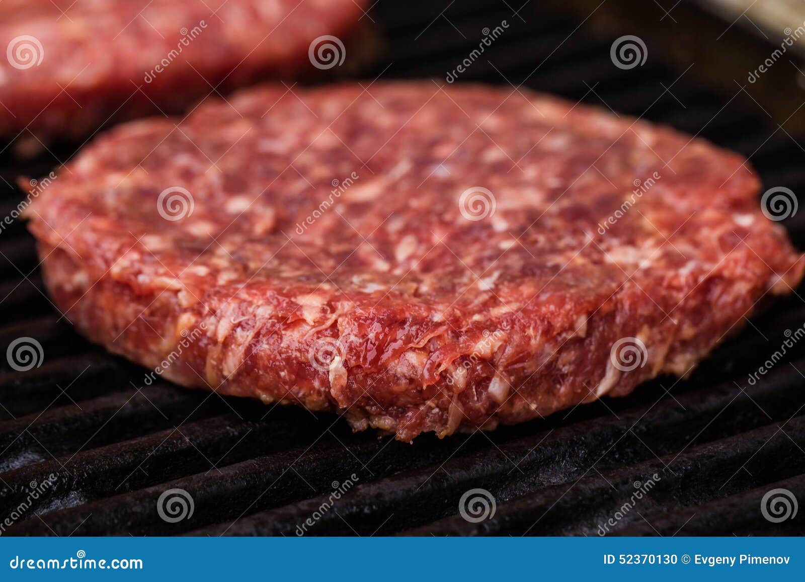 Preparing a Batch of Grilled Ground Beef Patties Stock Photo Image of