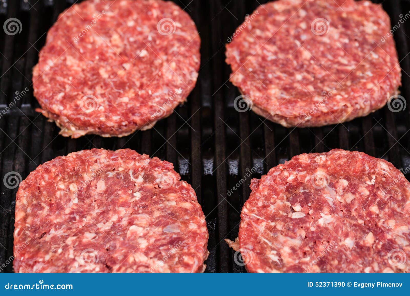 Preparing a Batch of Grilled Ground Beef Patties Stock Photo Image of ketchup, barbecued 52371390