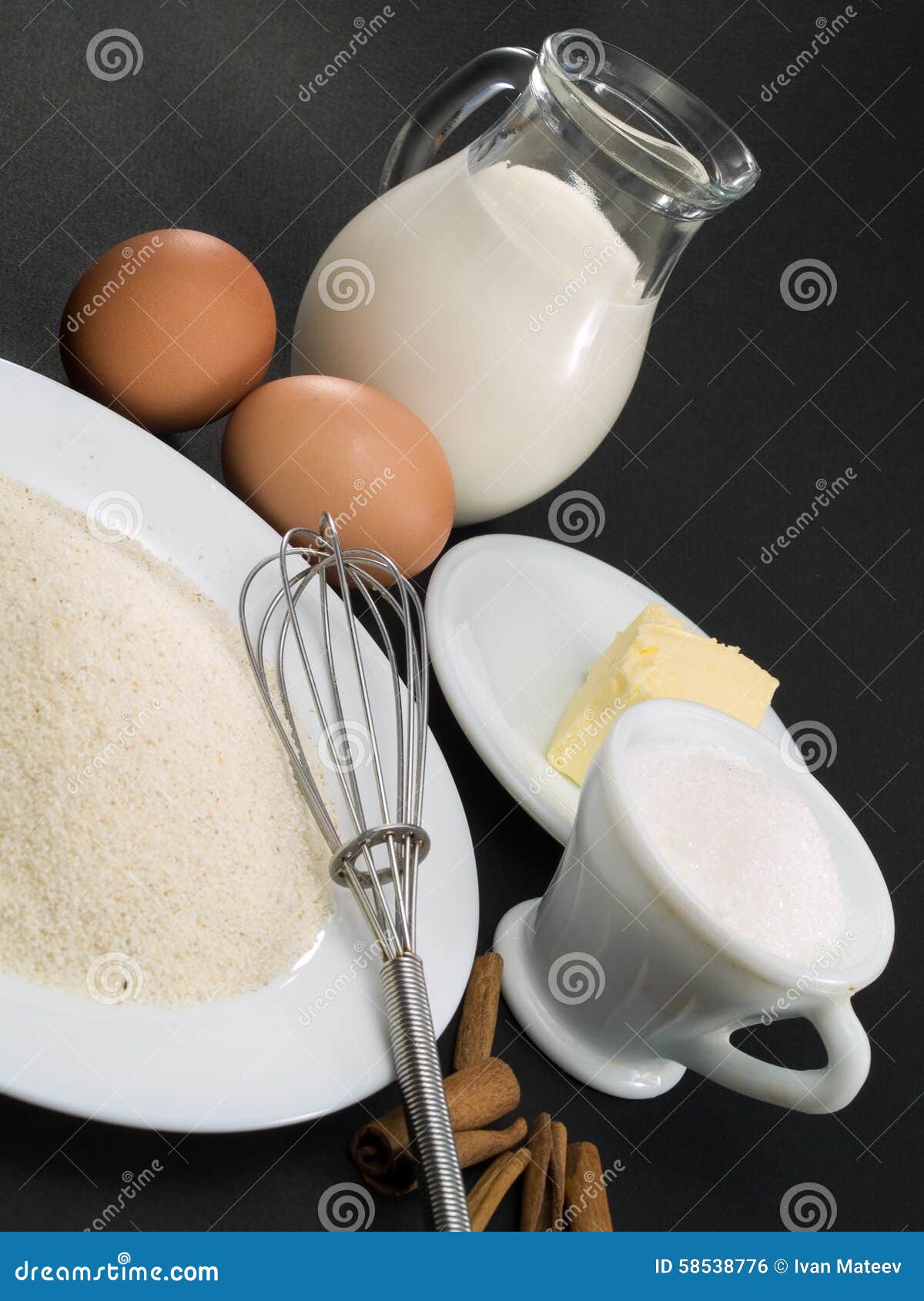 Preparing a Cake stock photo. Image of healthy, cinnamon 58538776