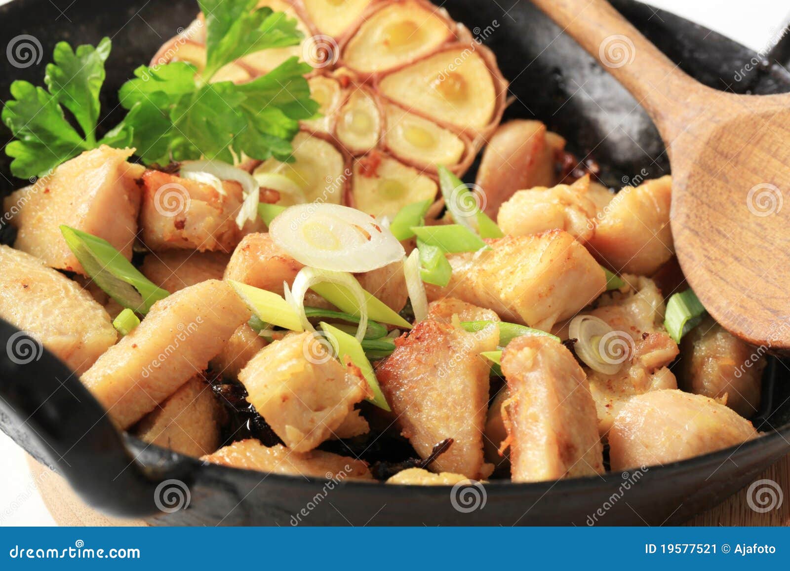 Preparing chicken stir fry stock image. Image of preparation - 19577521