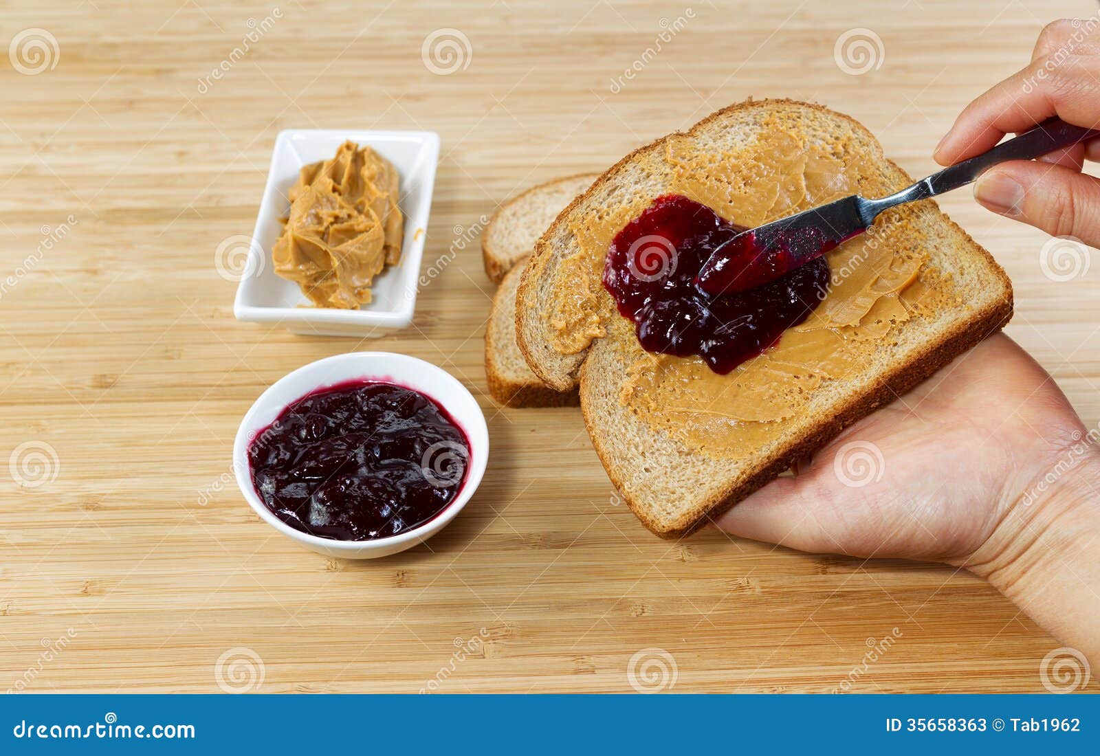 how to make a peanut butter and jelly sandwich clipart