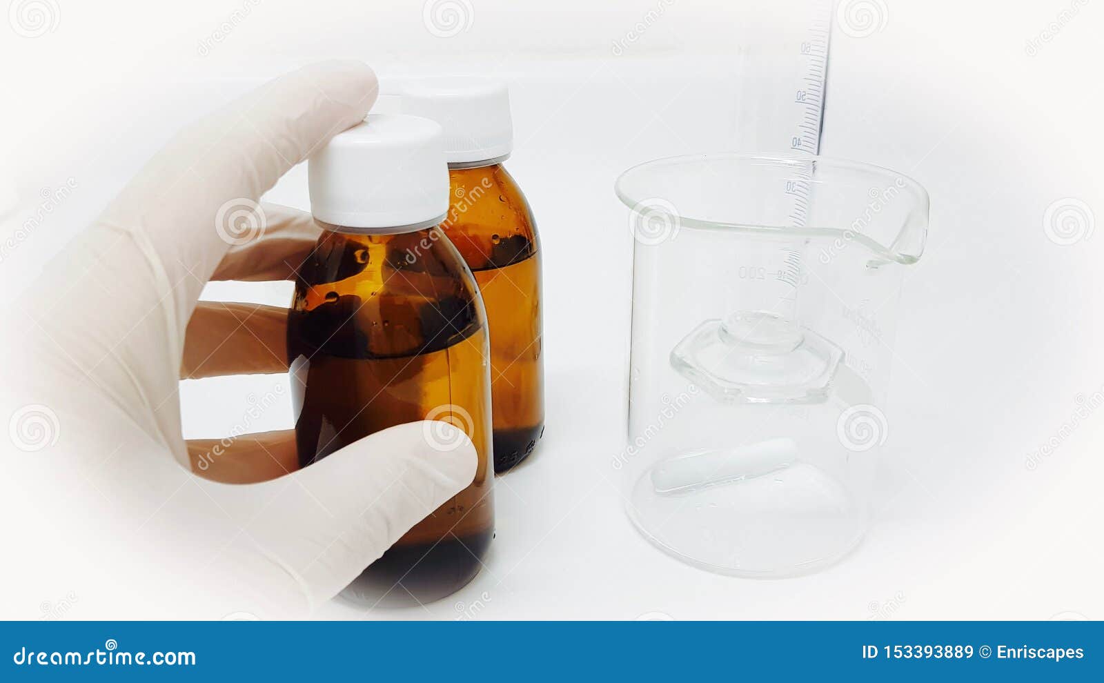 Preparing a Prescription in Syrup Stock Image Image of medical