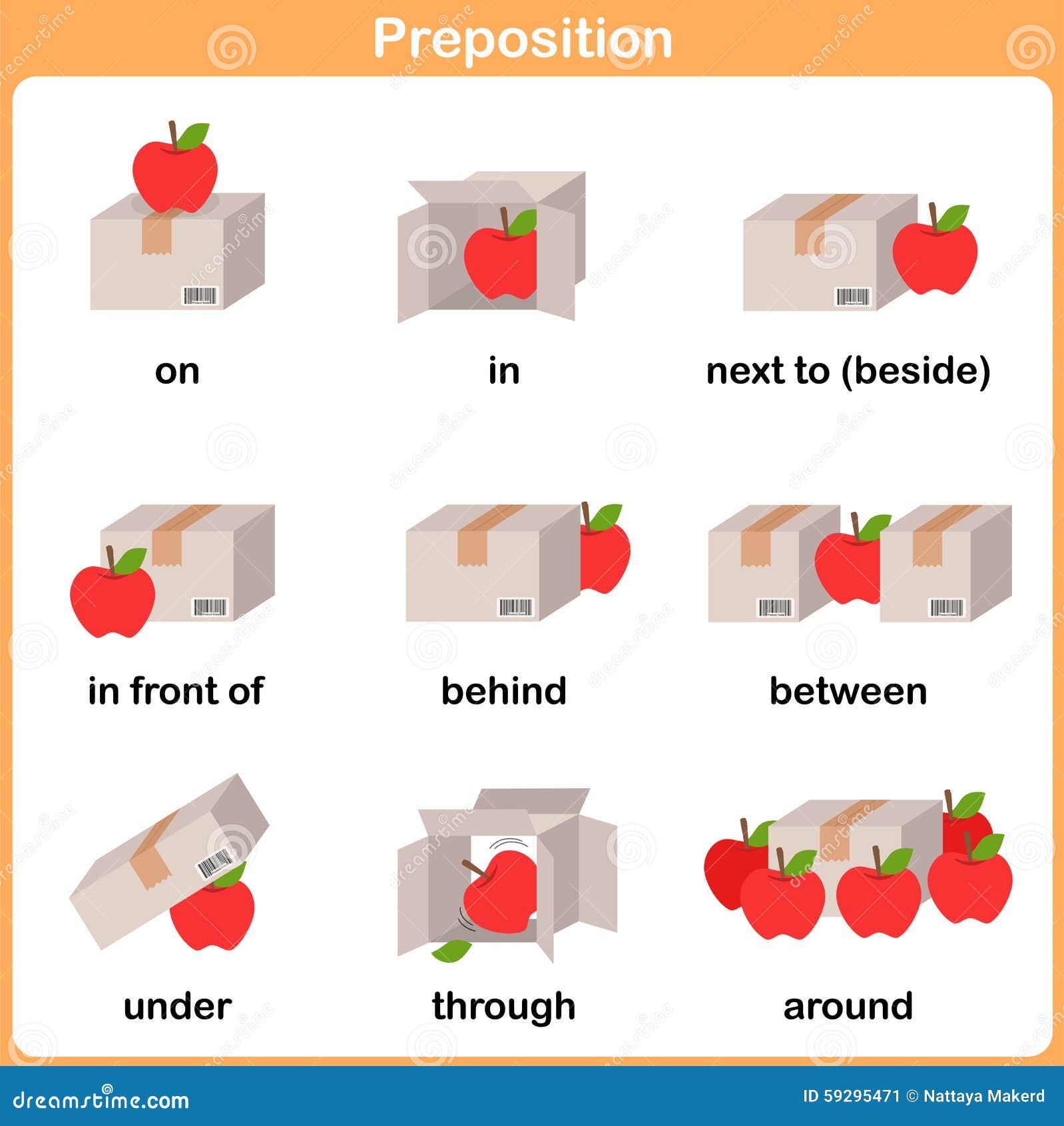 preposition of motion for preschool - worksheet for education