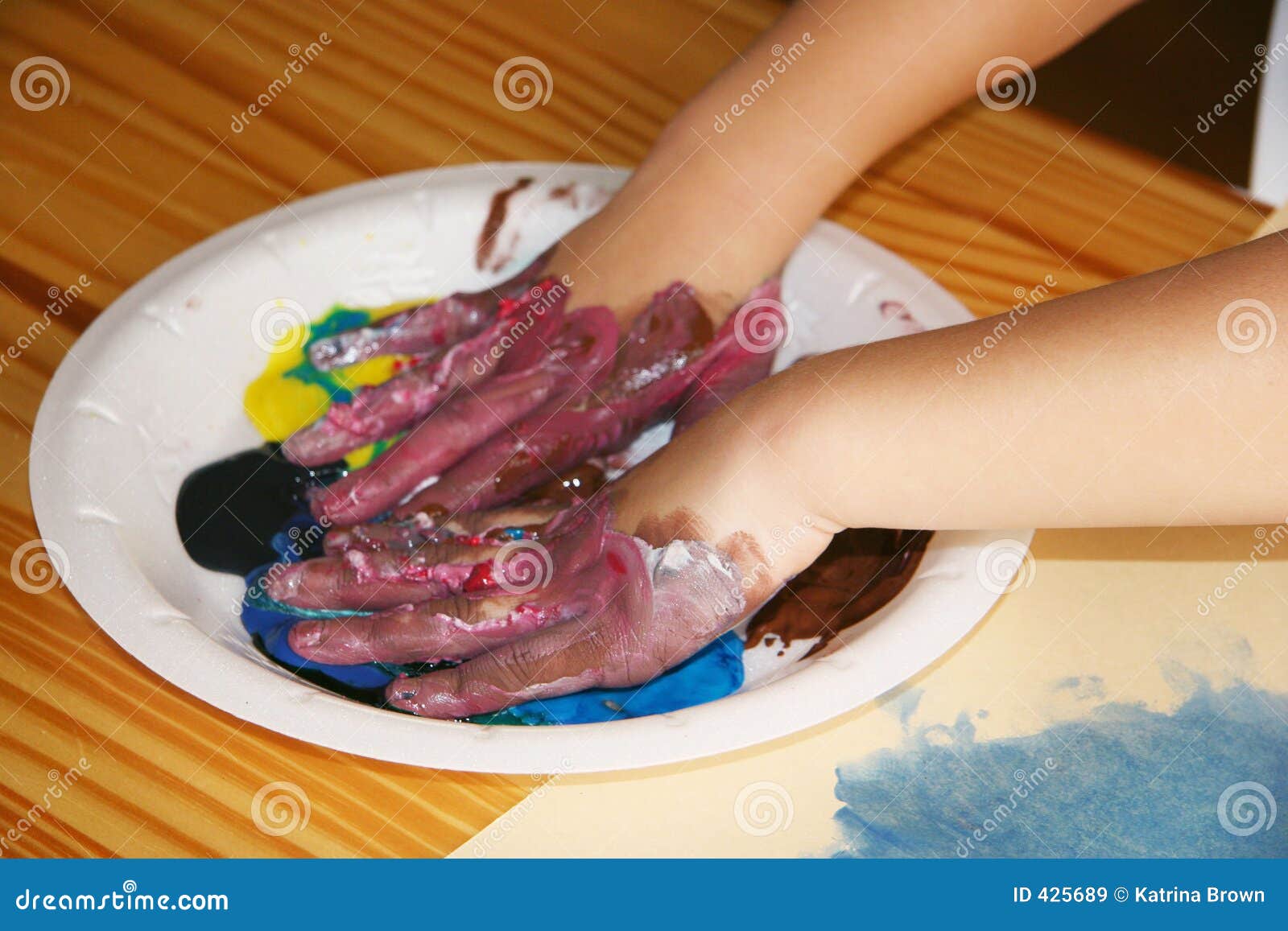 preschool painting activity