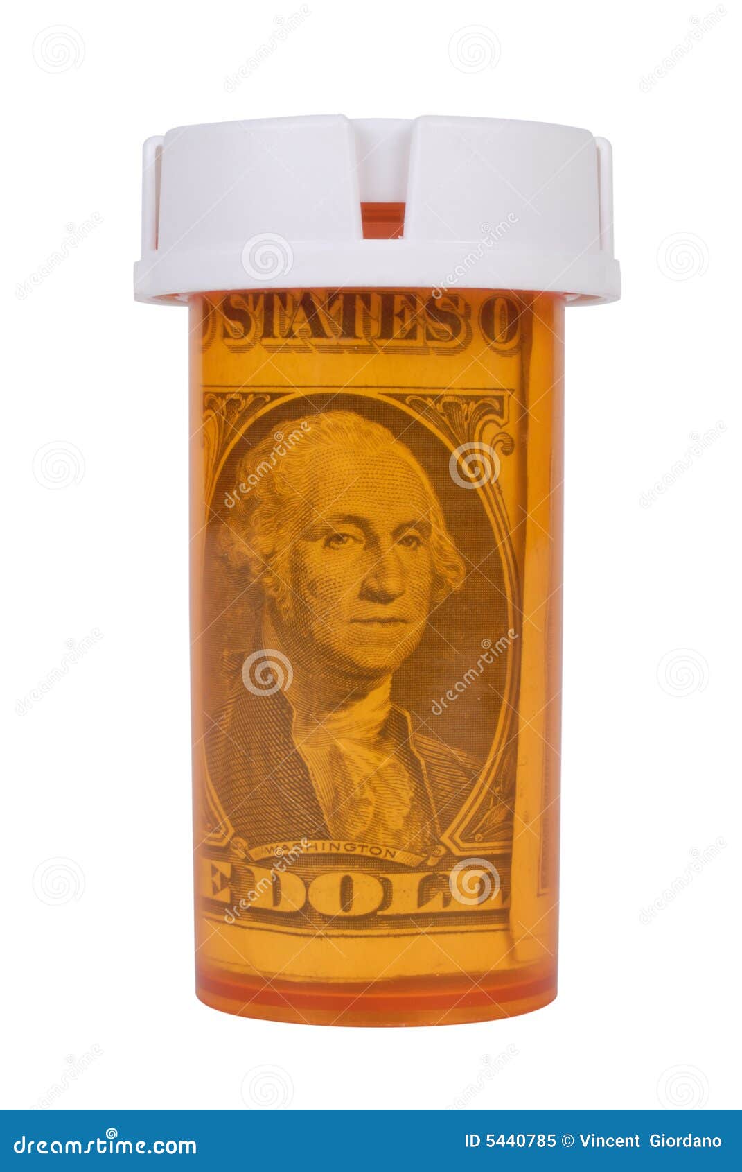 Prescription Bottle with Money Stock Image Image of pharmacy, capsule