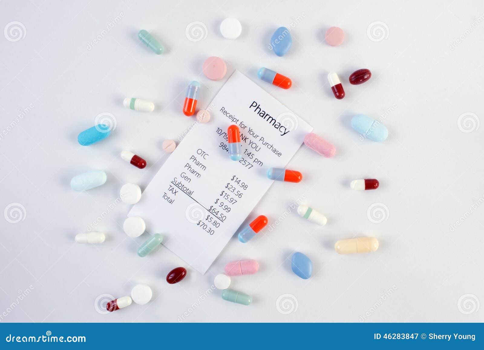 Prescription Cost stock image. Image of medical, health 46283847