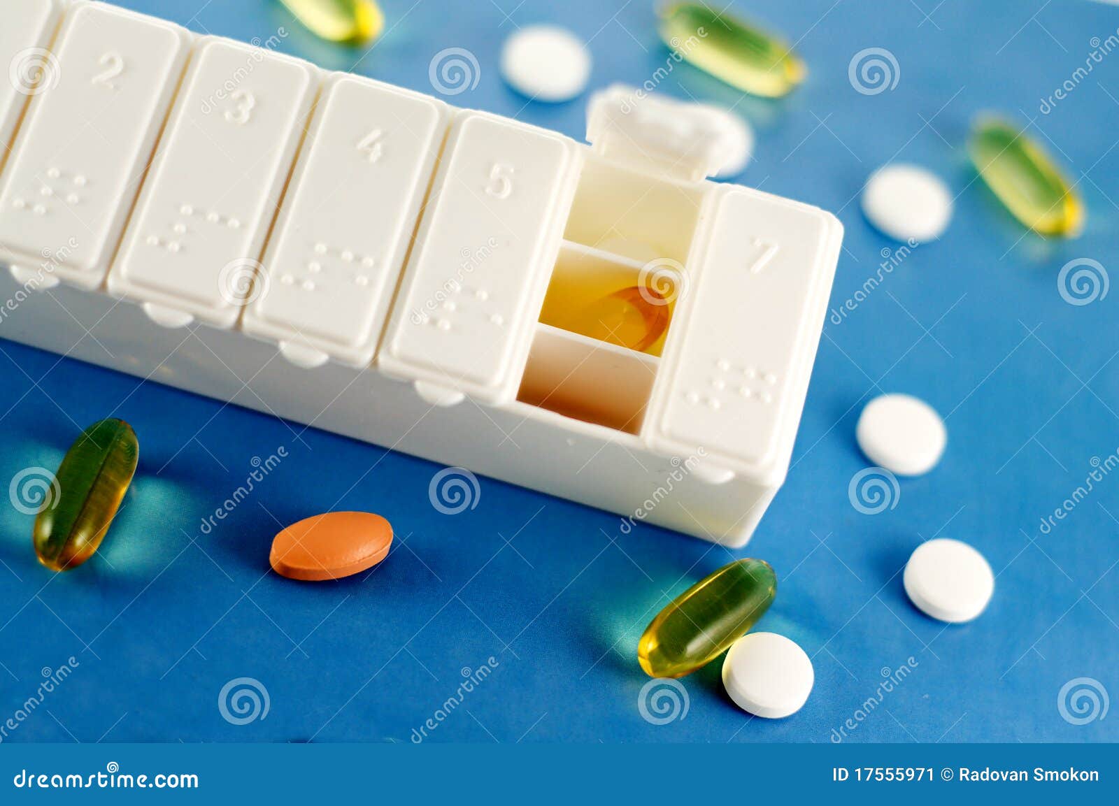 prescription drugs in pill box