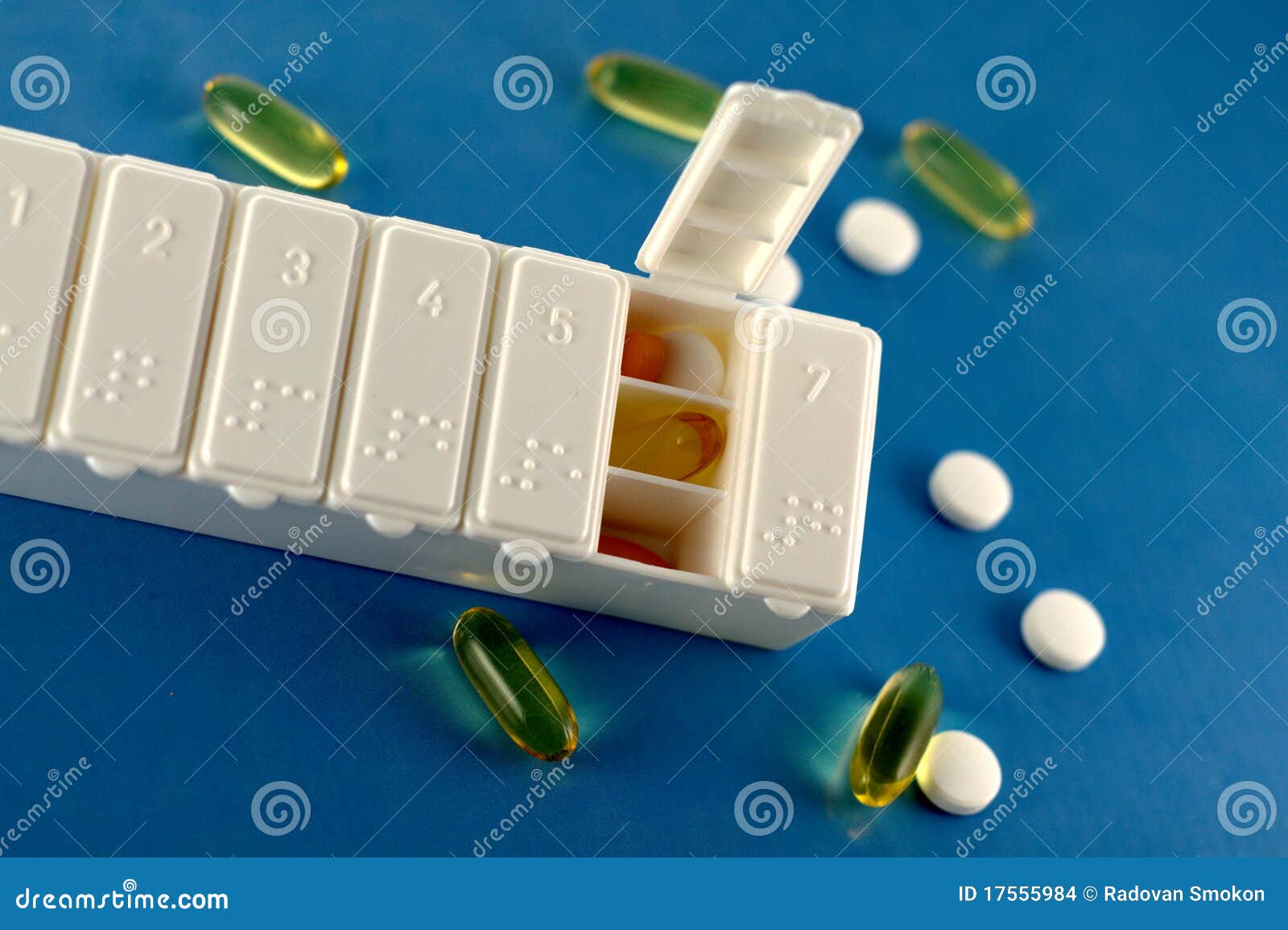 Prescription Drugs in Pill Box Stock Photo Image of drugs