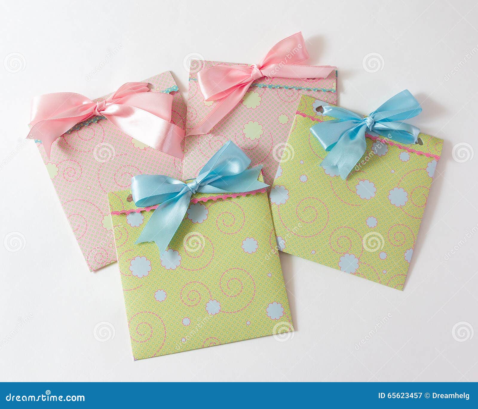 Present envelopes for baby stock image. Image of letter 65623457