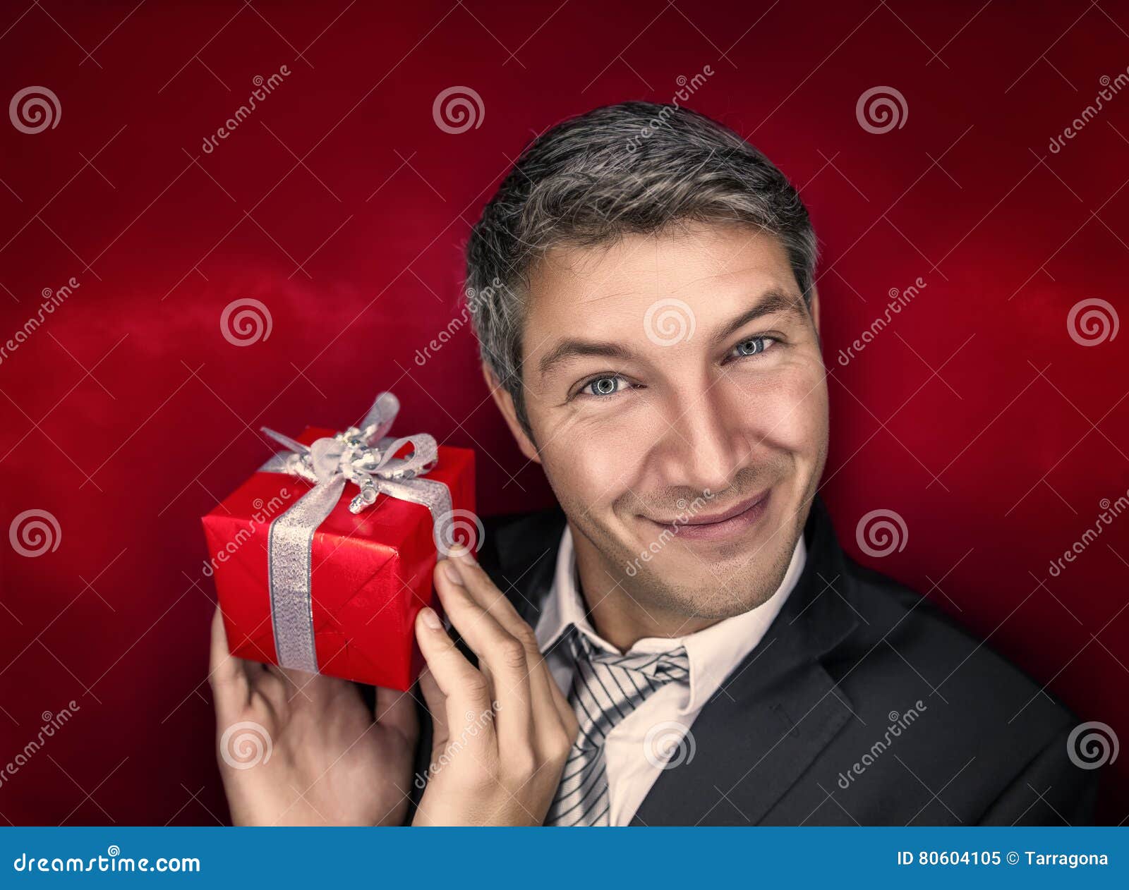 Present man stock image. Image of person, holiday, hold - 80604105