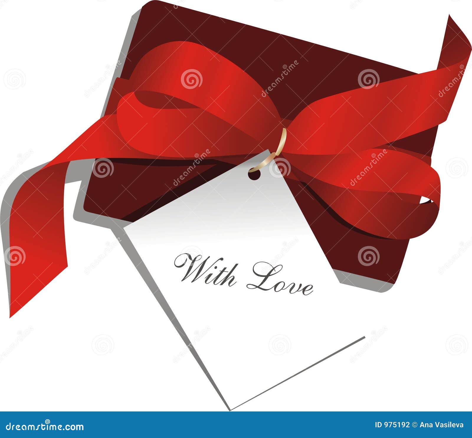 present,red ribbon,card