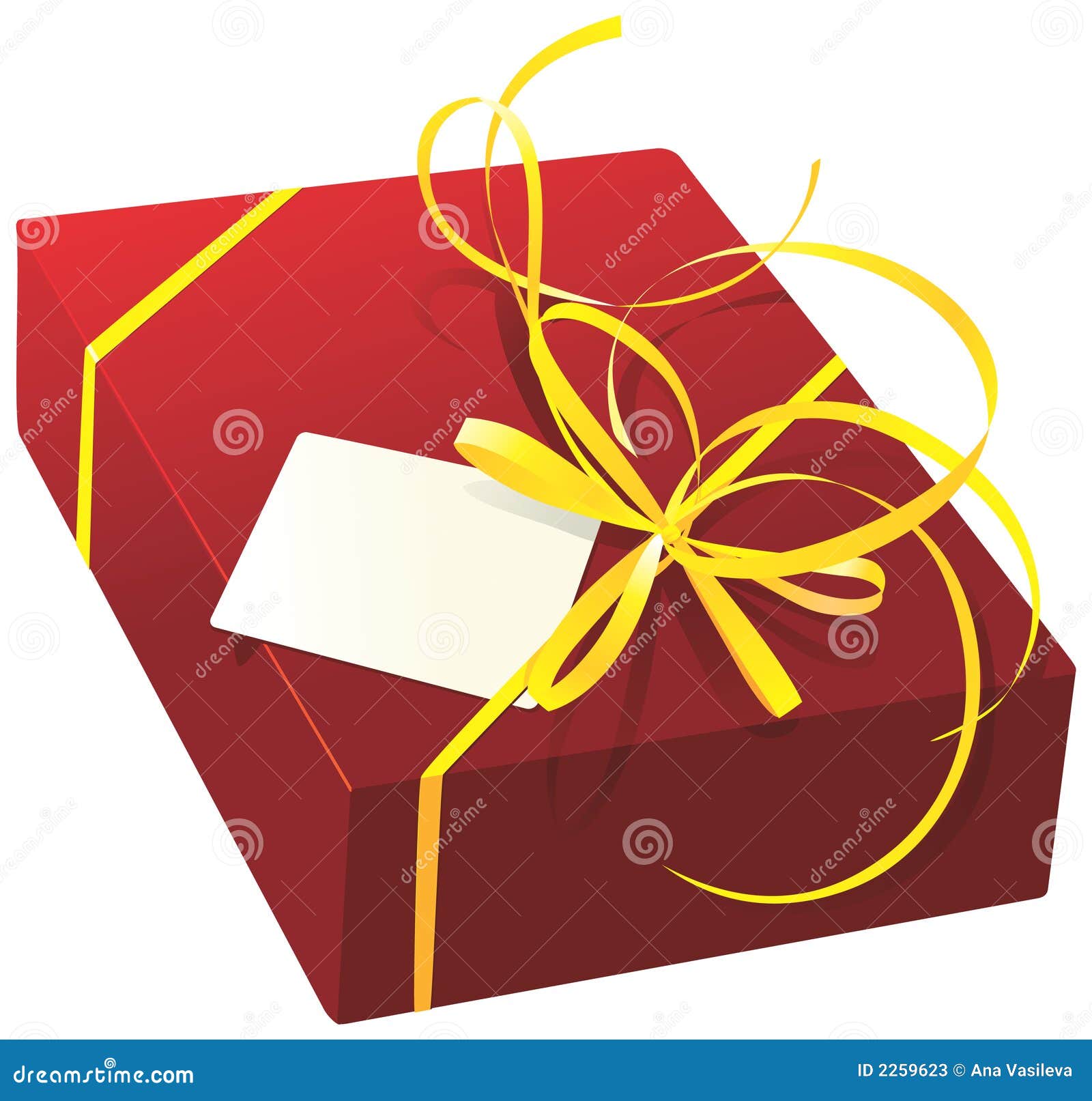 Present, Ribbon,card. Vector Stock Vector Illustration of give, tape