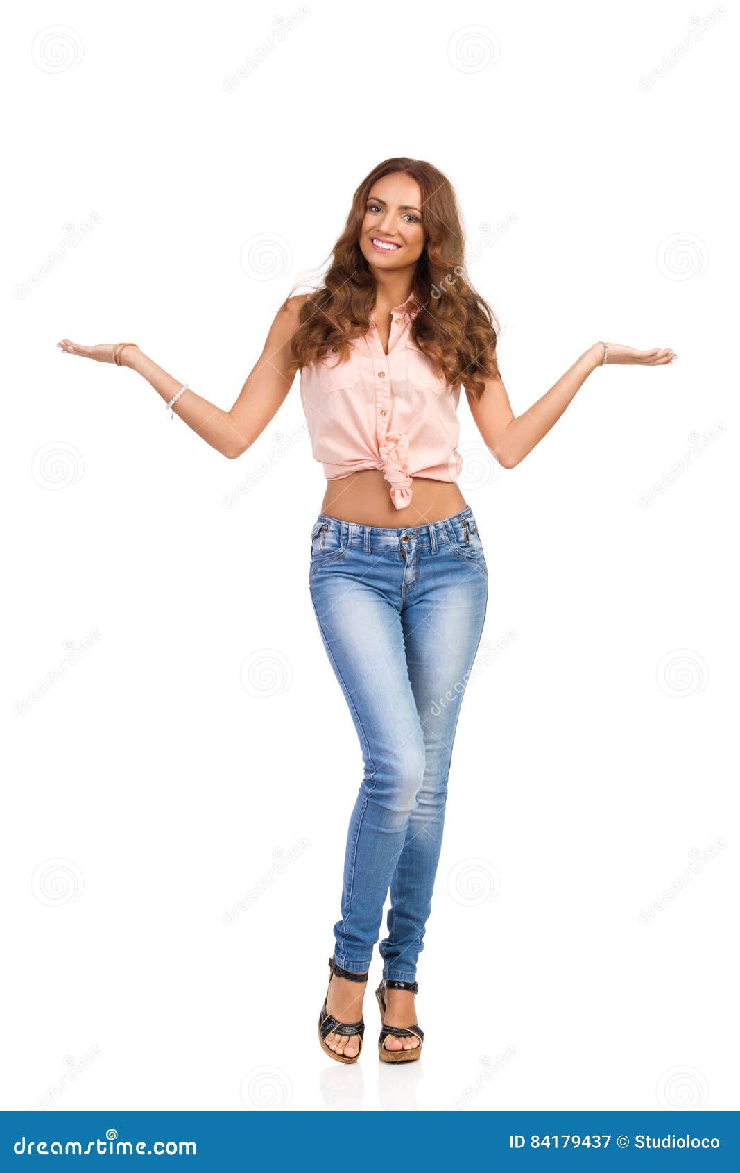 Presentadora Imagen de archivo Imagen de modelo, estudio: 84179437