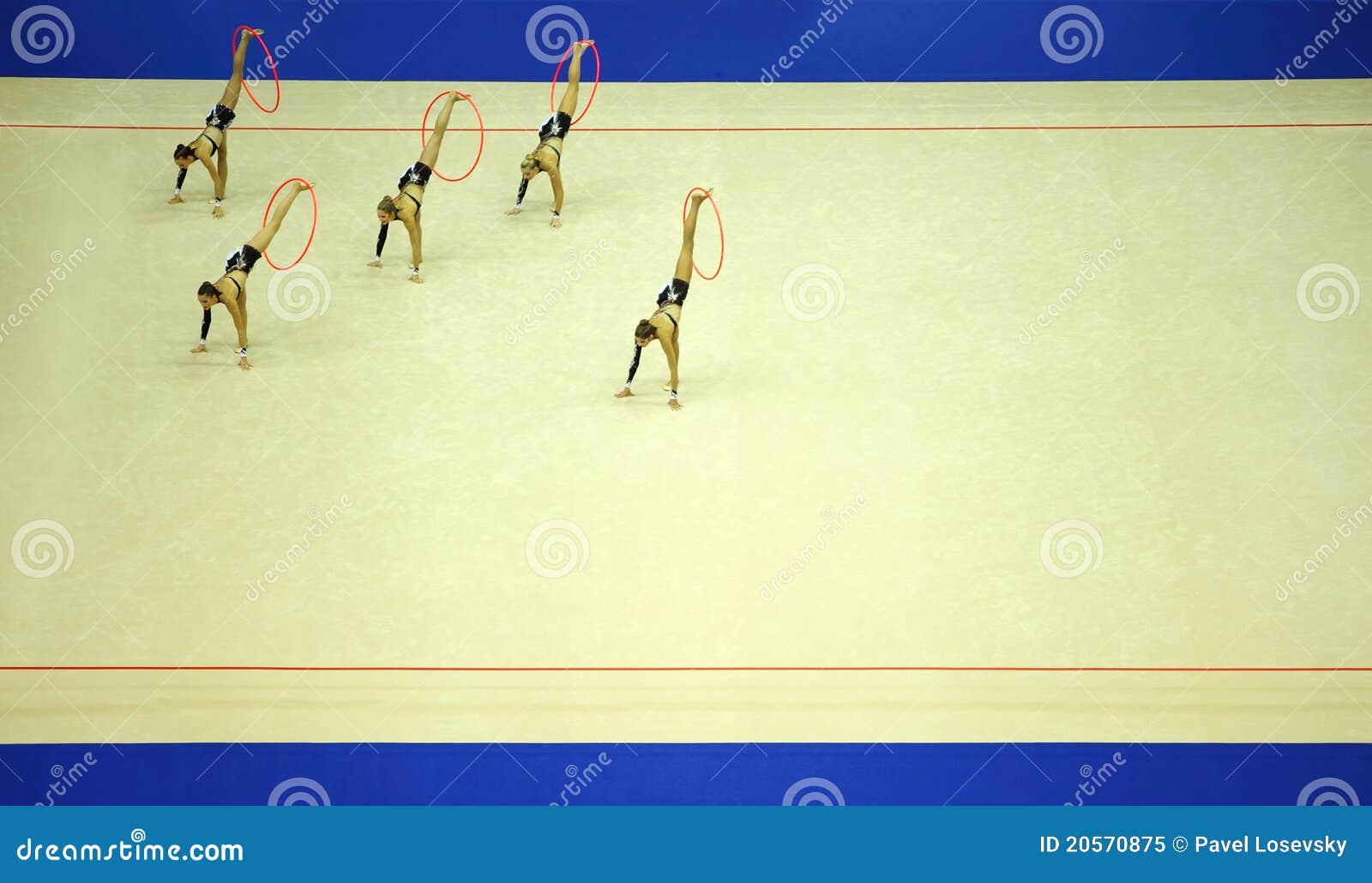 Presentation of Artistic Gymnastics Hoop Editorial Image Image of