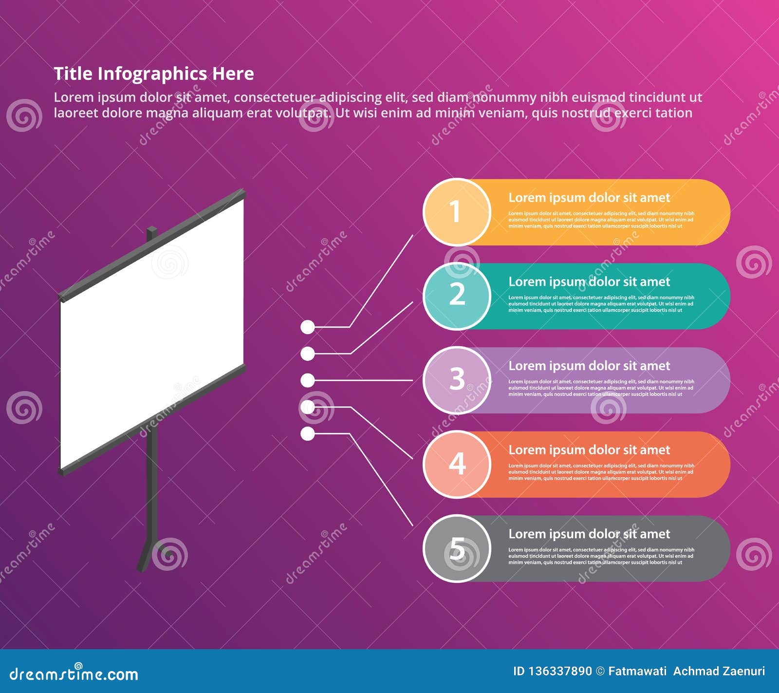 presentation board for presenting infographic template board presentation template