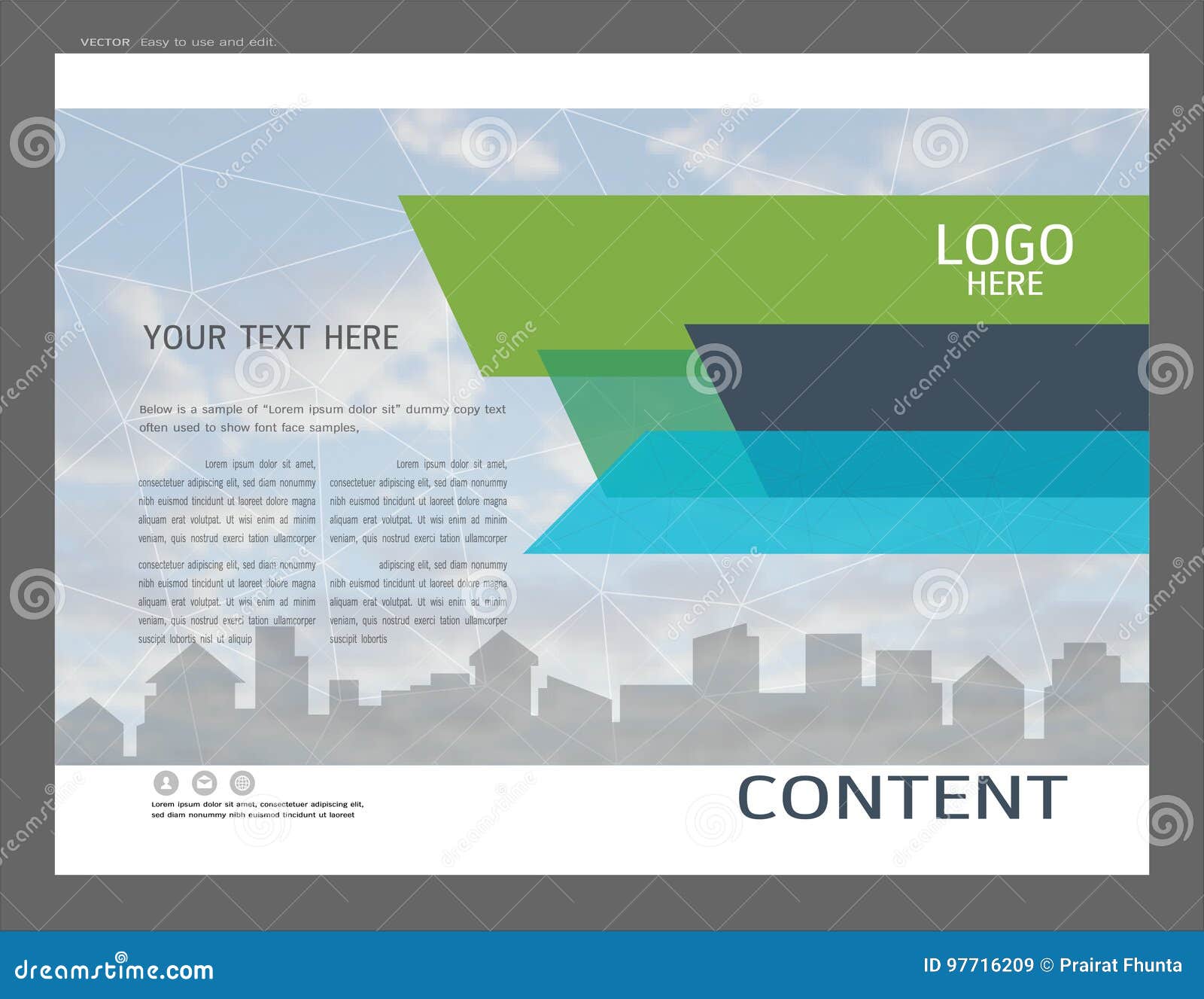 Presentation Layout Design for Business Cover Page Template Stock Pertaining To Technical Report Cover Page Template