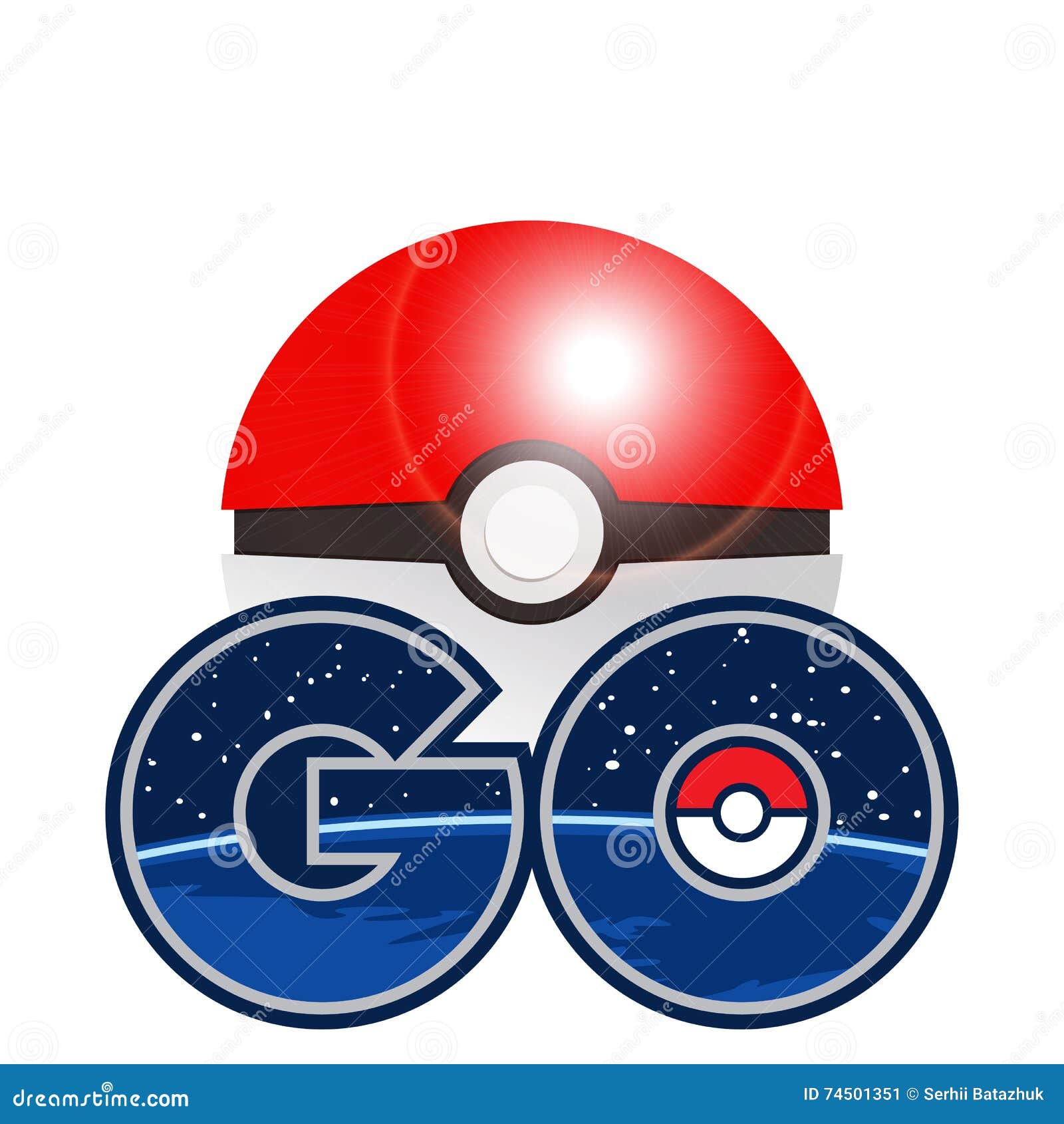 Game Pokeball Outline Icon Pokemon Container Vector Illustration