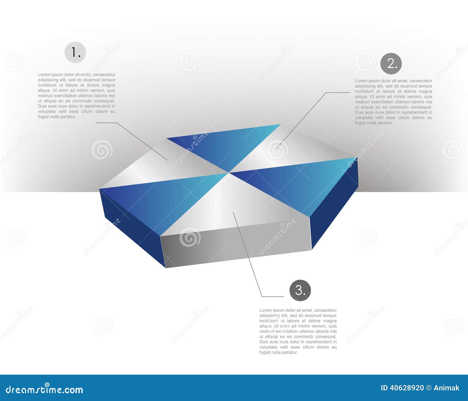 Hexagon Pie Chart