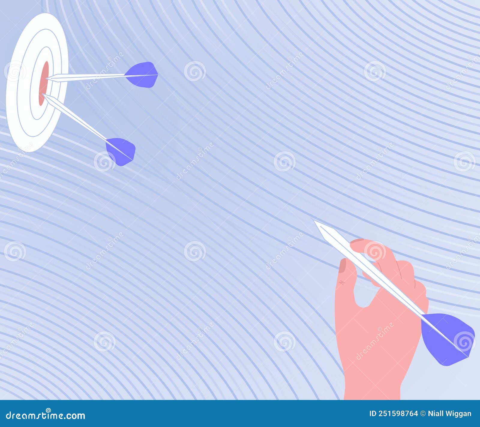 Presenting Message Hitting Target Concept, Abstract Announcing Goal