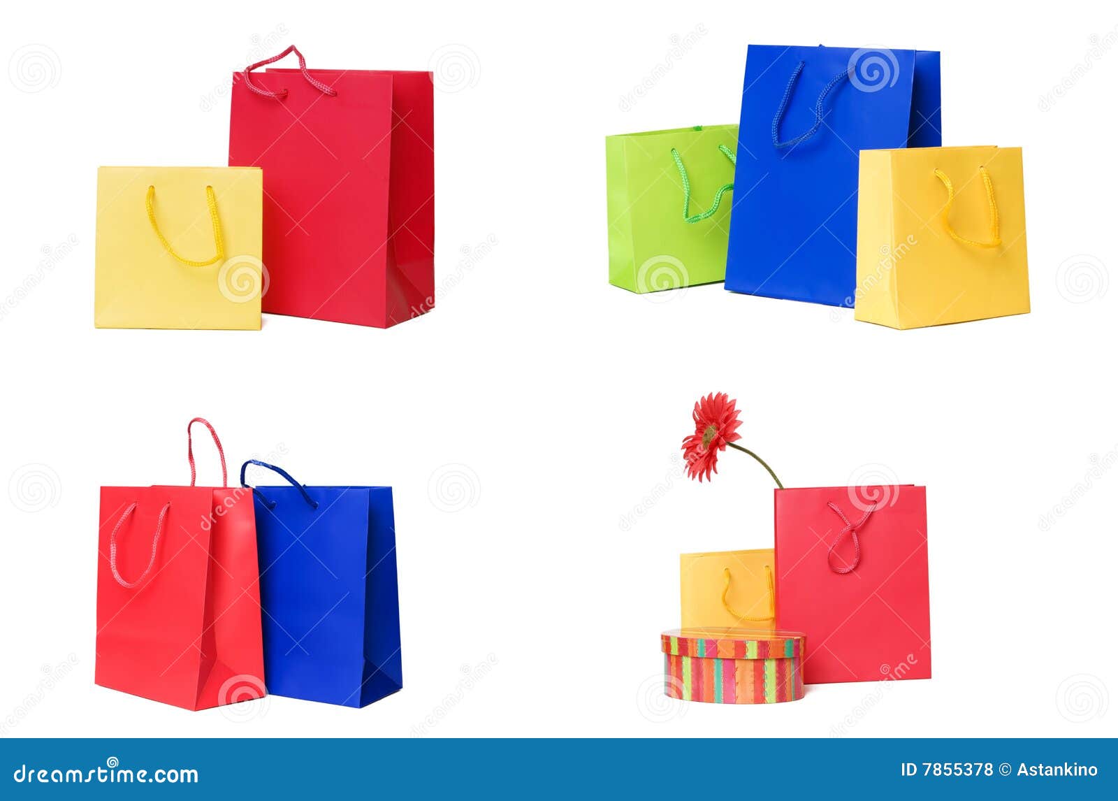 Presents or Shopping Bags Collection Stock Photo Image of empty