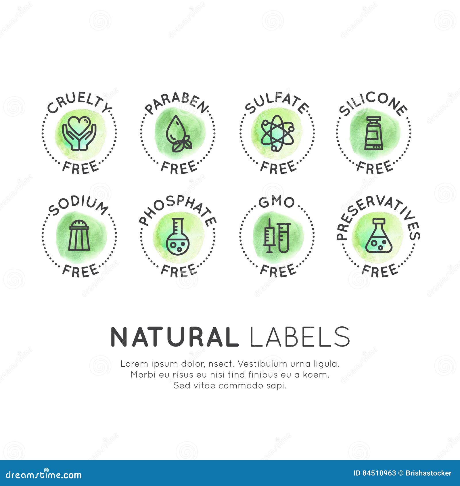 preservative free organic product stickers