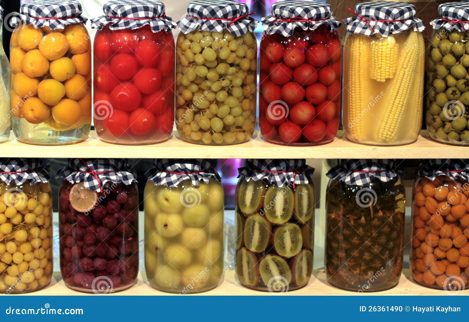 Preserved Fruits and Vegetables Stock Photo Image of kitchen