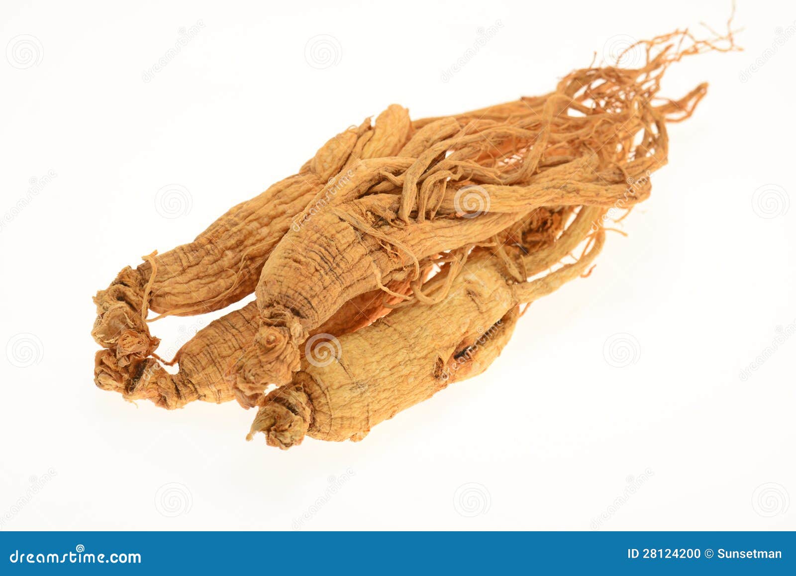 preserved ginseng roots
