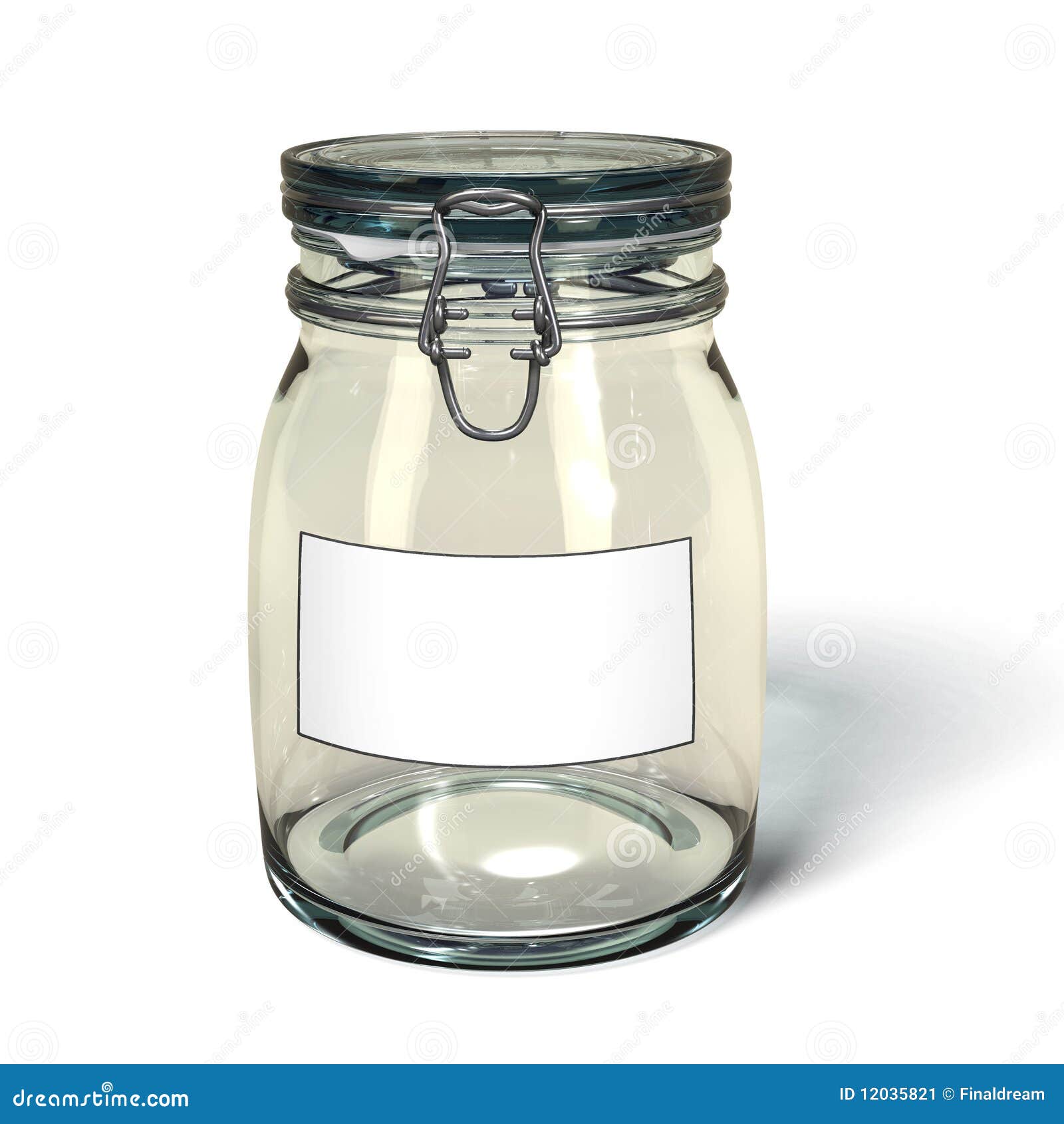Preserving Jar with Blank Label. Stock Illustration Illustration of