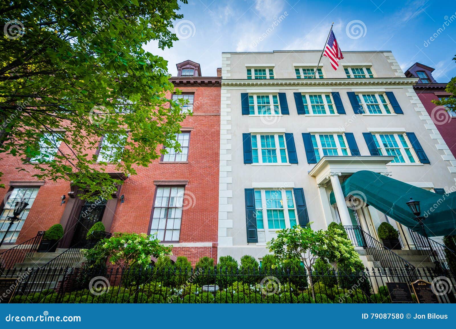 The President`s Guest House Blair House in Washington, DC. Stock Photo