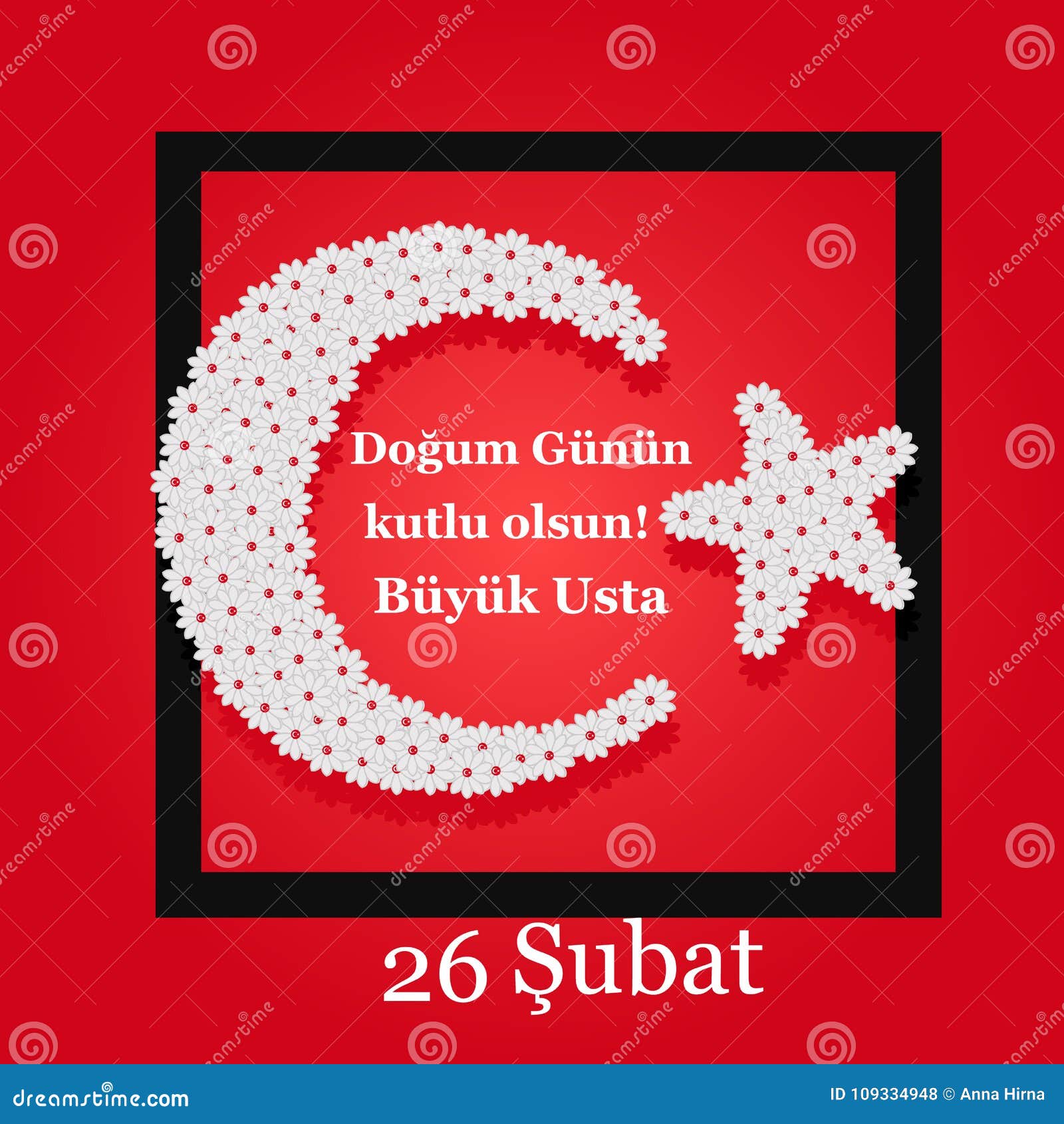 Buon Natale In Turco.Presidente Recep Tayyip Erdogan Traduzione Di Compleanno Della Cartolina D Auguri Dal Turco Buon Compleanno Grande 26 Febbraio Illustrazione Di Stock Illustrazione Di Pace Generalit 109334948