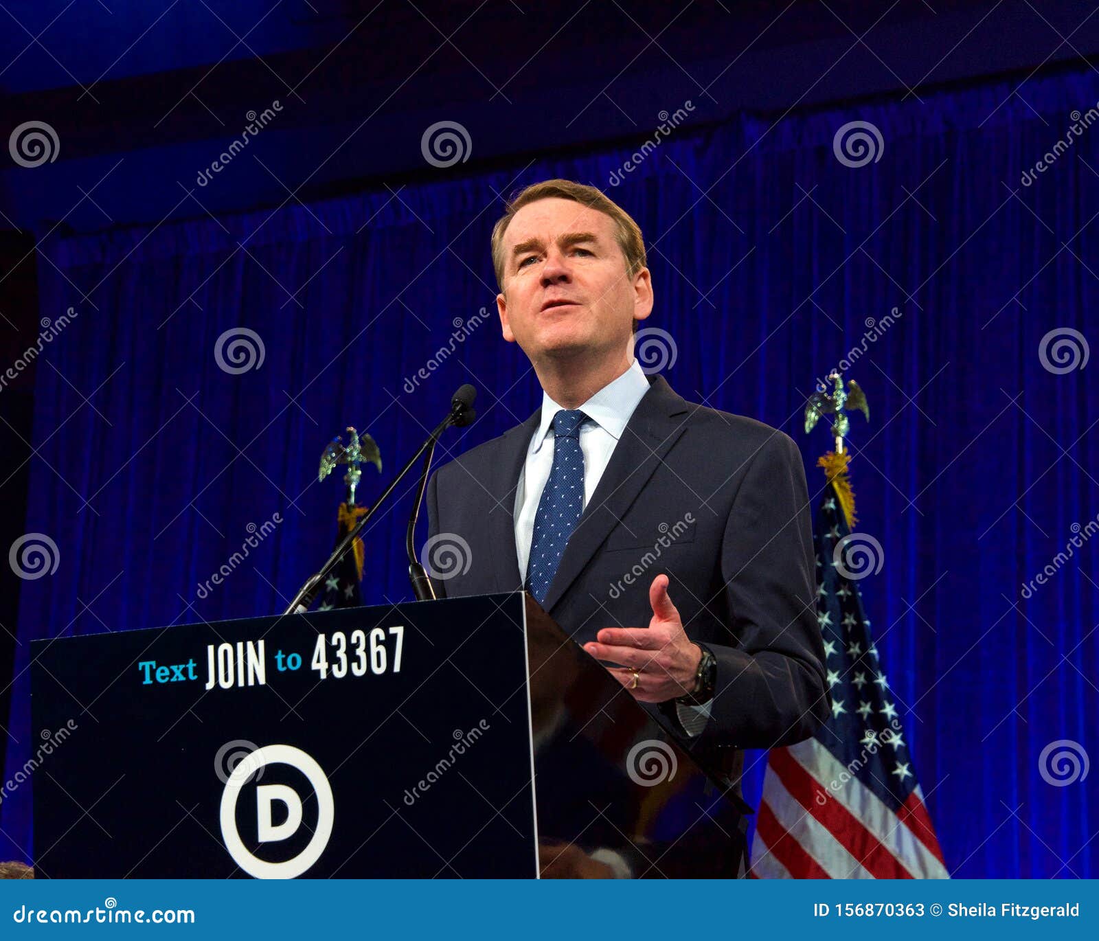Presidential Candidate Michael at the DNC Summer Meeting
