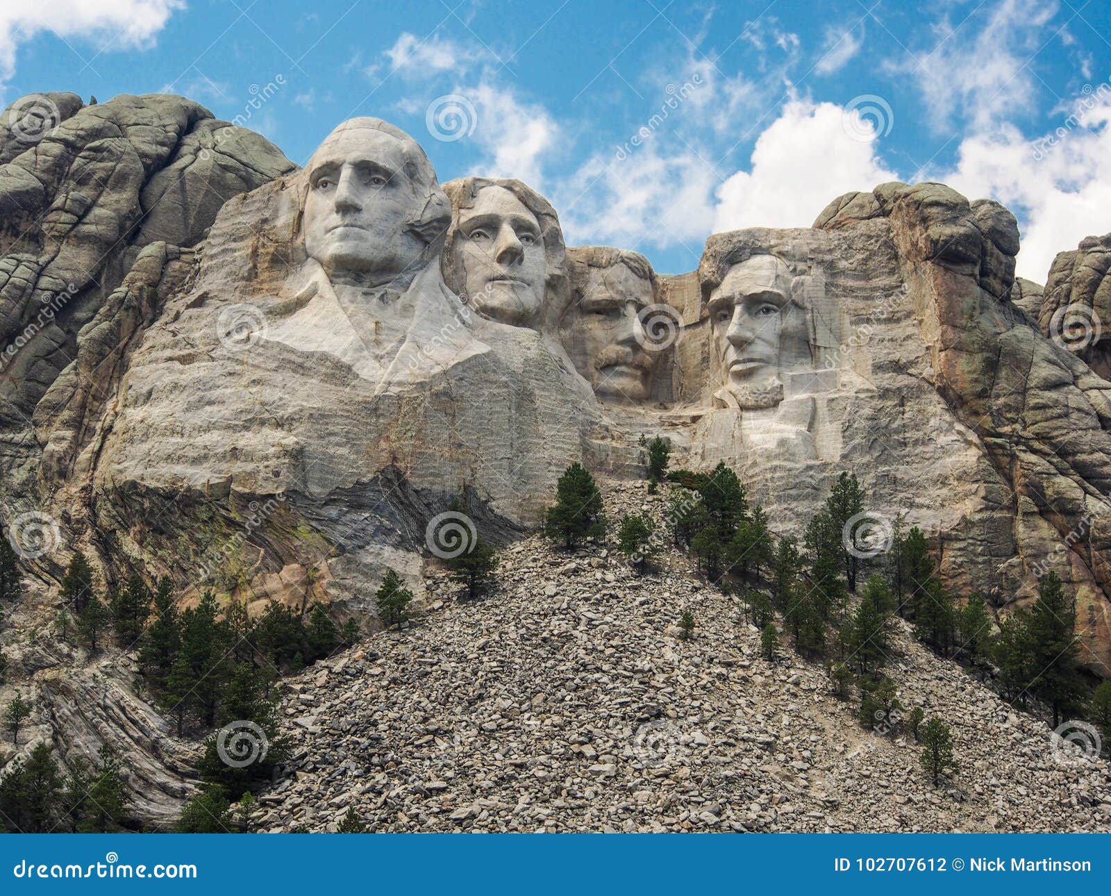 The Presidents of Mt. Rushmore Stock Photo Image of travel, north