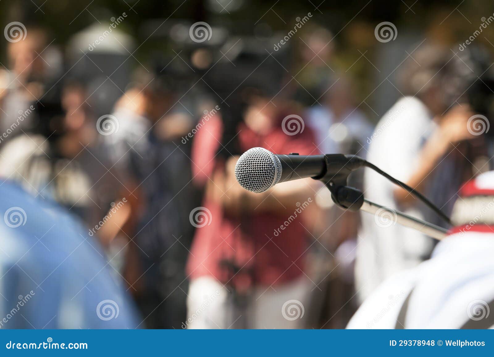 Press conference stock photo. Image of press, reporter - 29378948