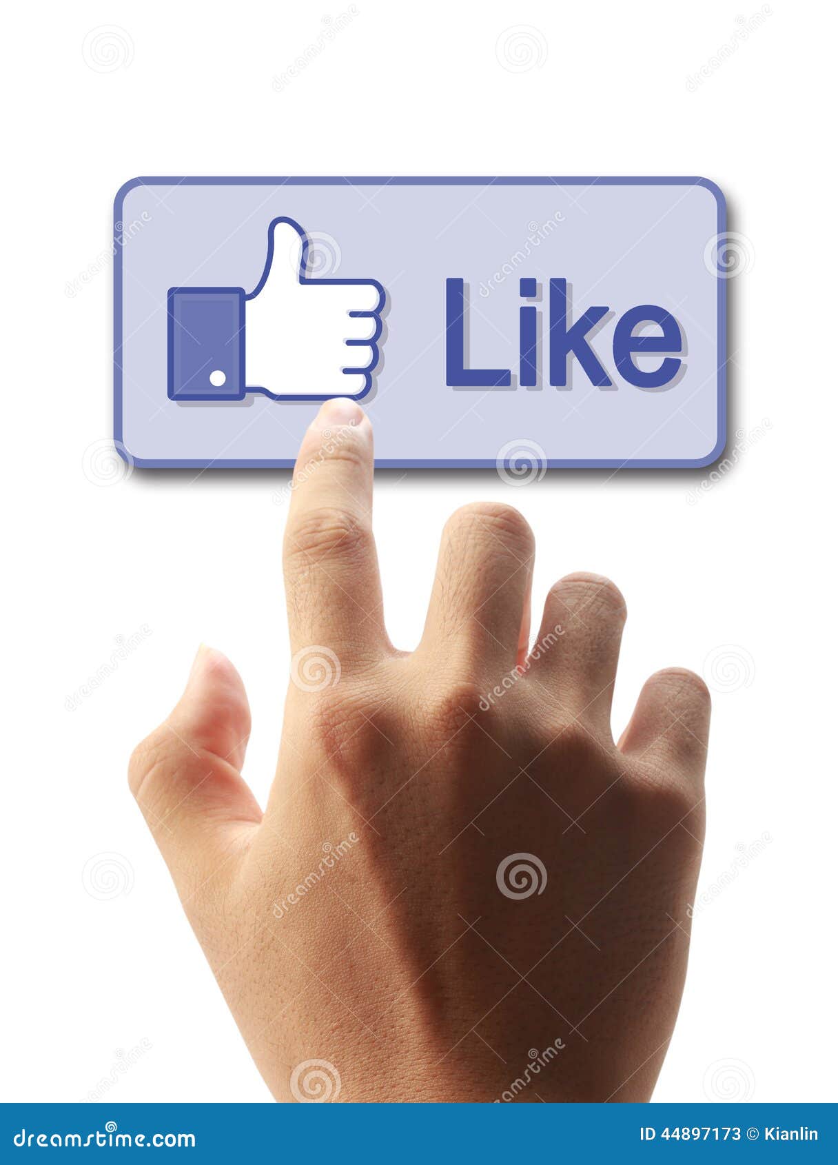 official facebook button