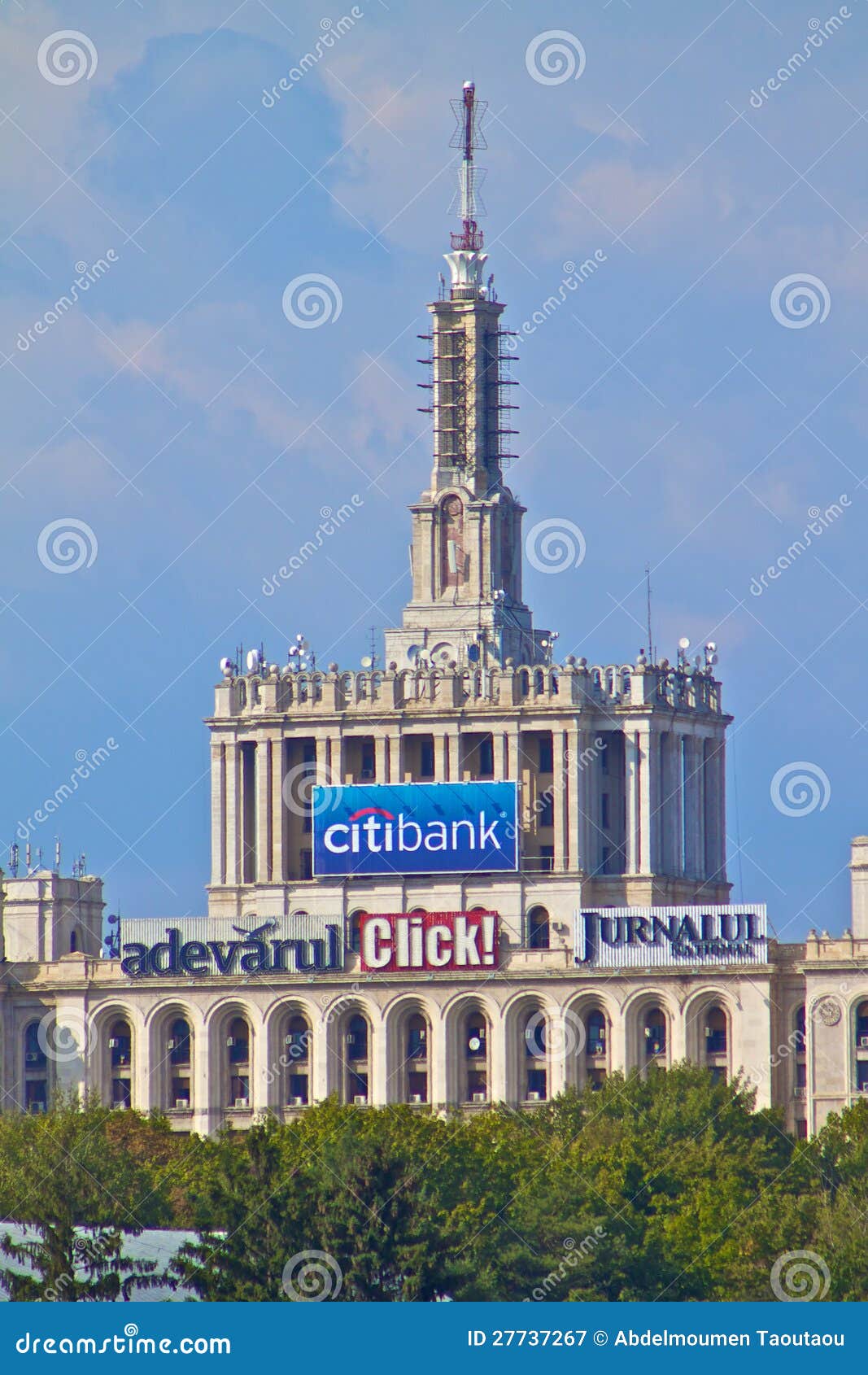 Press house Bucharest editorial photography. Image of journal 27737267