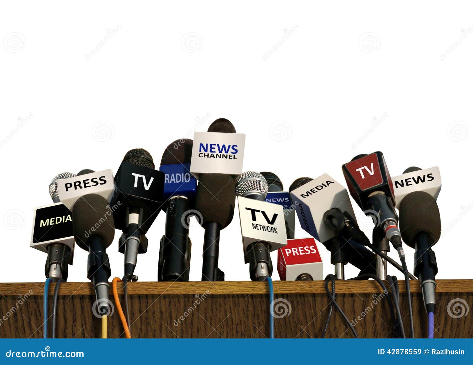 Press And Media Conference Stock Photo - Image: 42878559