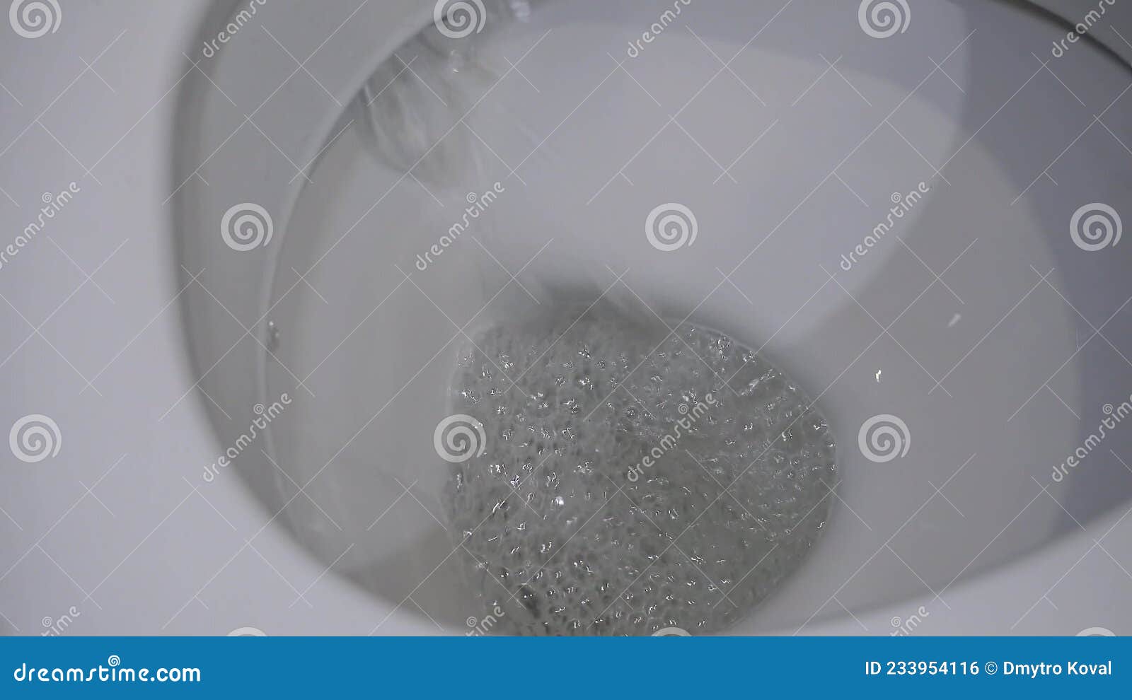 Pressing on Dual Button Toilet. Flush Toilet. Stock Footage Video of