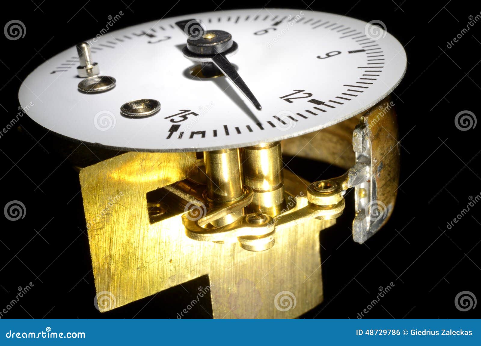 Pressure gauge stock photo. Image of indicator, objects 48729786