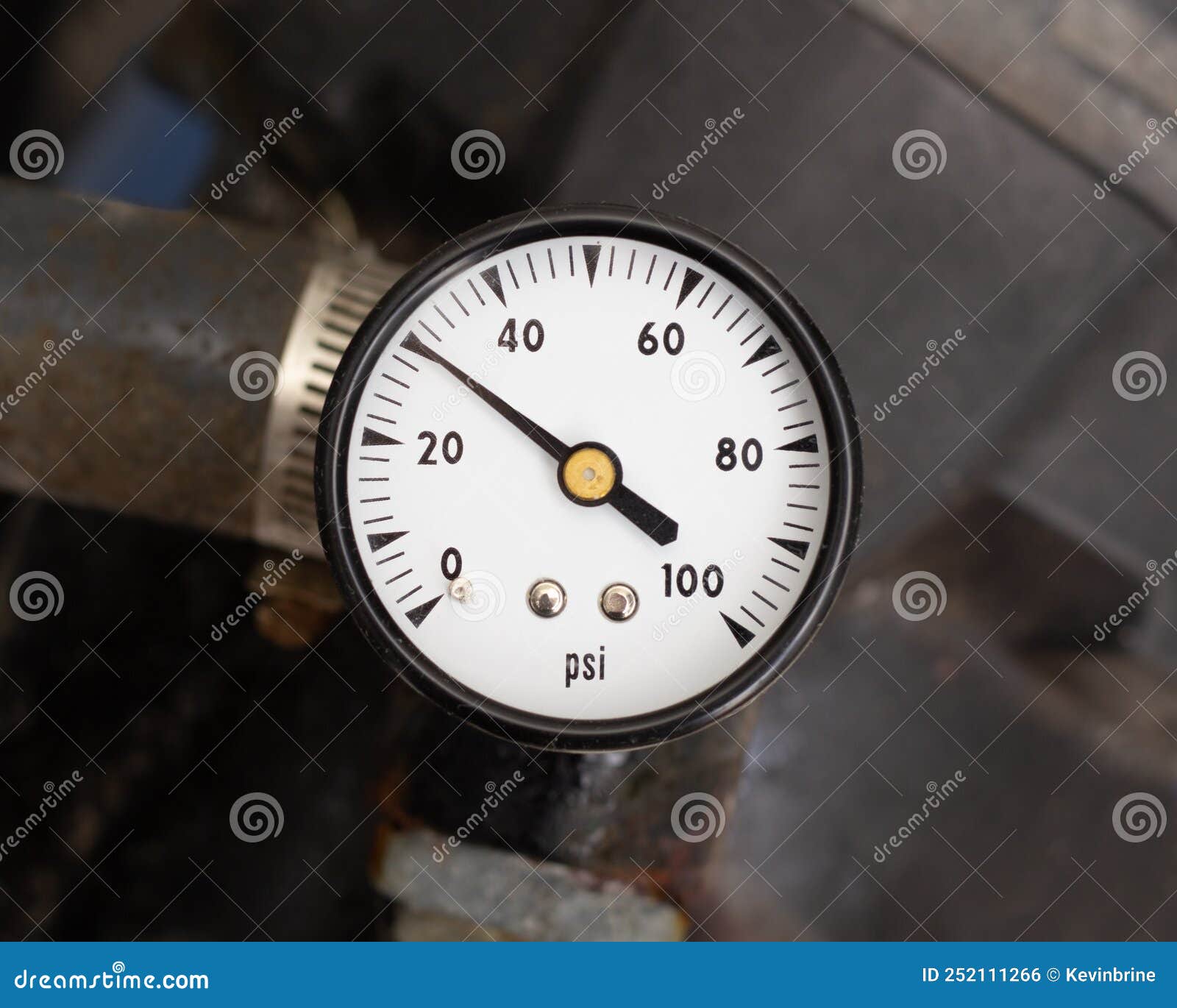 Pressure Gauge stock photo. Image of industrial, measurement 252111266