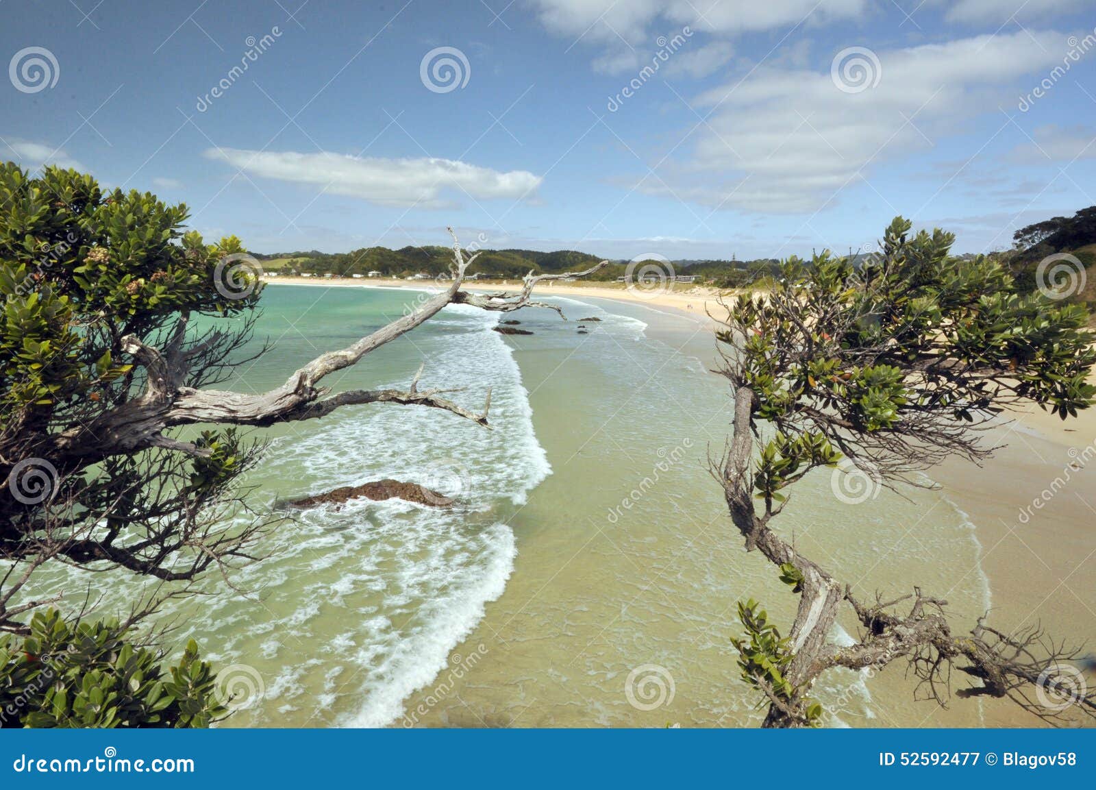 pristine beach. tutukaka coast