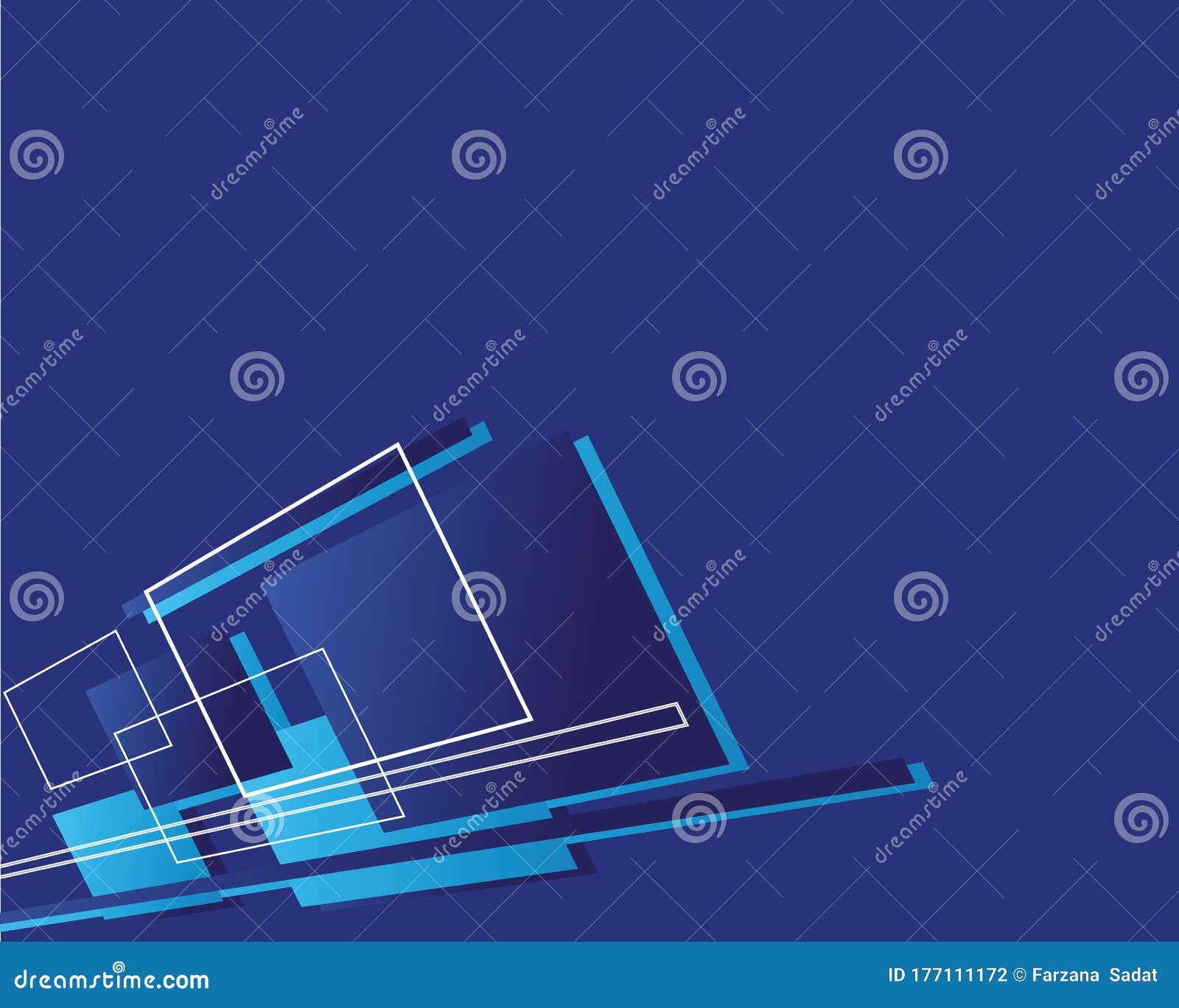Pretty Background with Decoration in Colors Stock Illustration