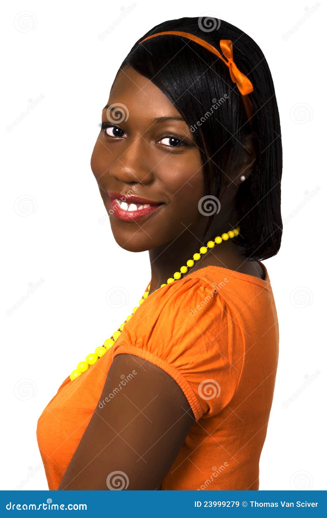 Pretty Black Teen Girl Royalty Free Stock Images