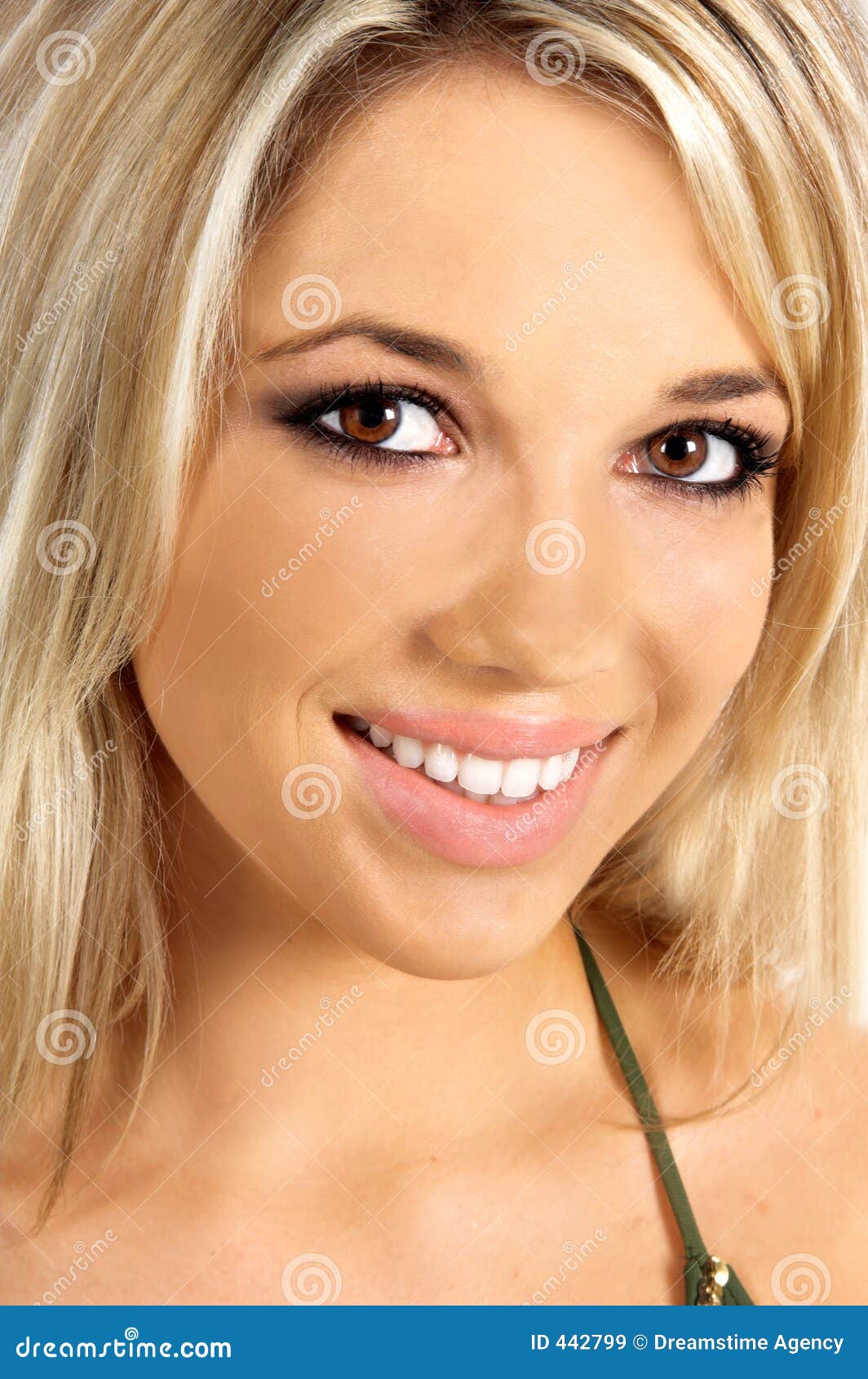 Pretty Blonde Girl Stock Image Image Of Fresh Woman Attractive 442799