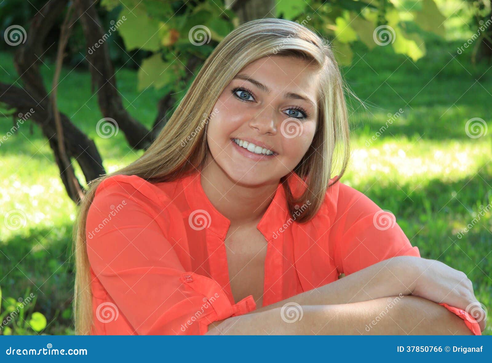 Blonde Teen Girl High School