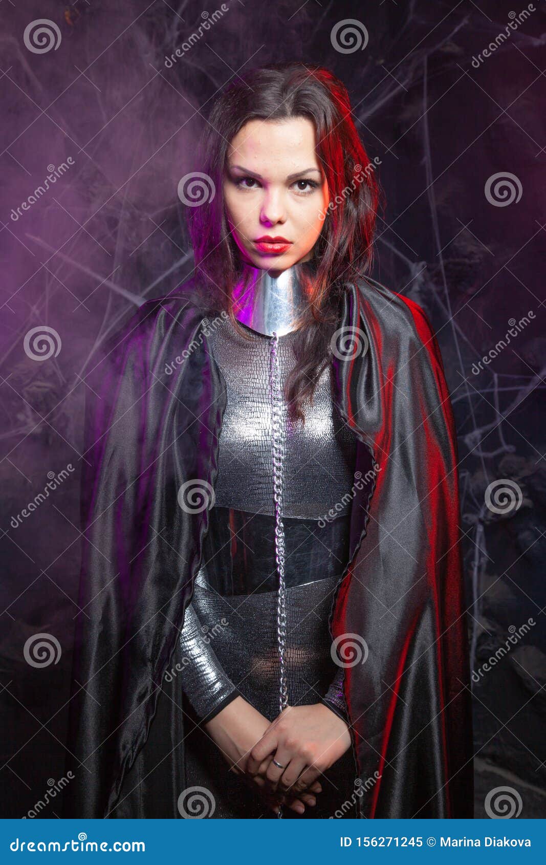 Futuristic Space Fashion Person in Silver Stylish Outfit in the Smoke Stock  Image - Image of glitch, latex: 156271245
